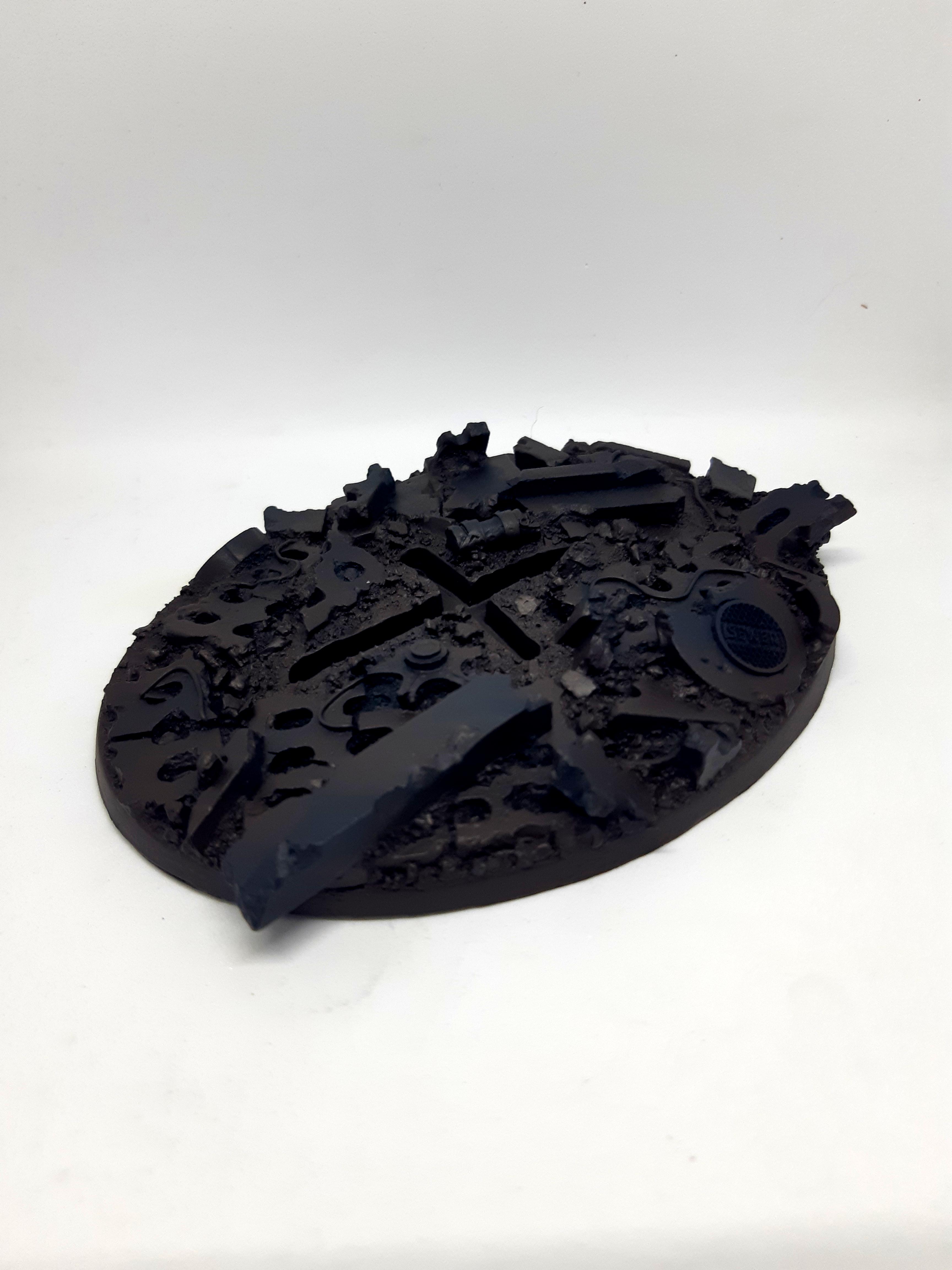 120 Mm, 120mm, Base, Flyer, Kromlech, Oval, Resin, Warhammer 40,000