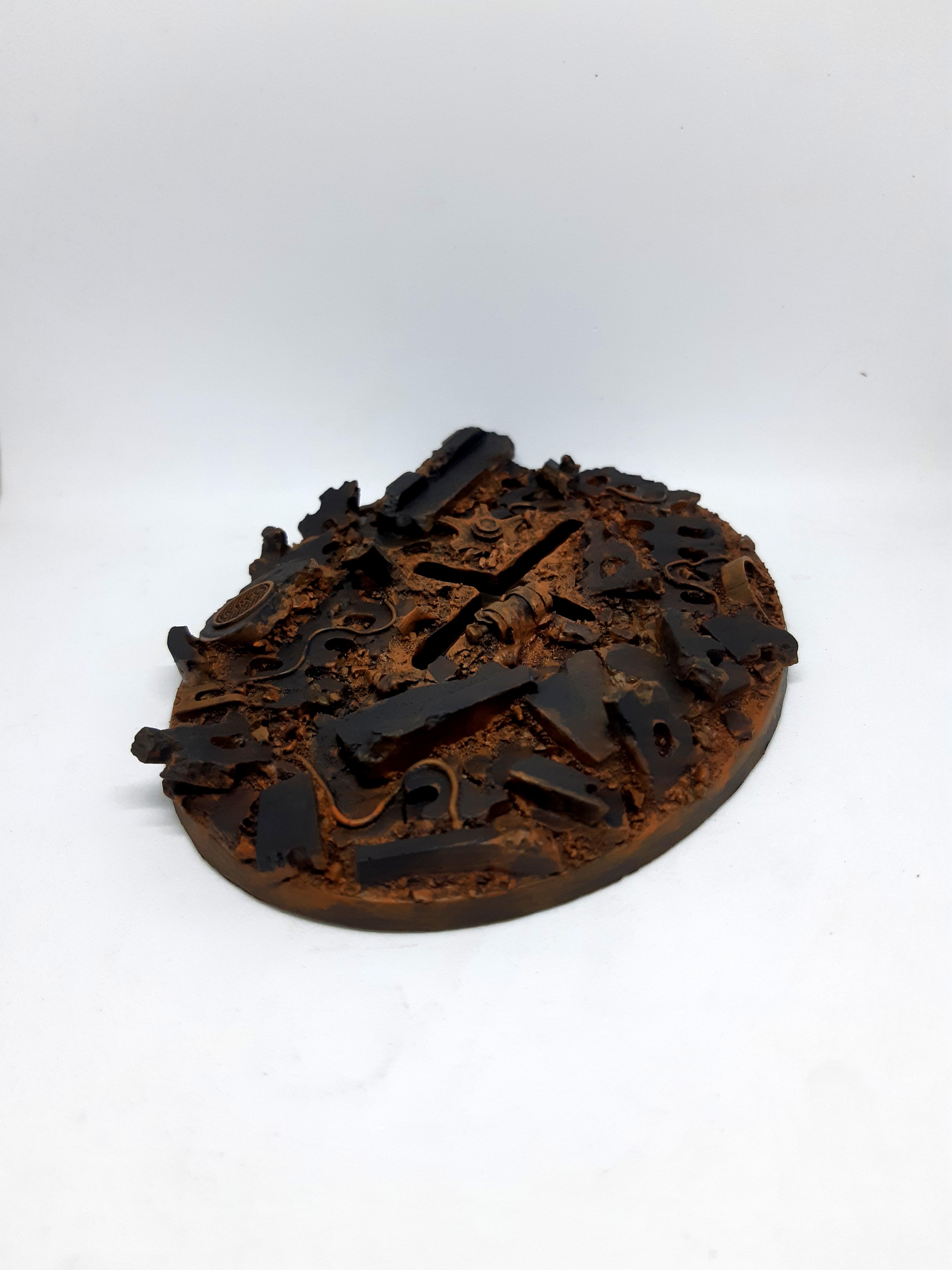 120 Mm, 120mm, Base, Flyer, Kromlech, Oval, Resin, Warhammer 40,000