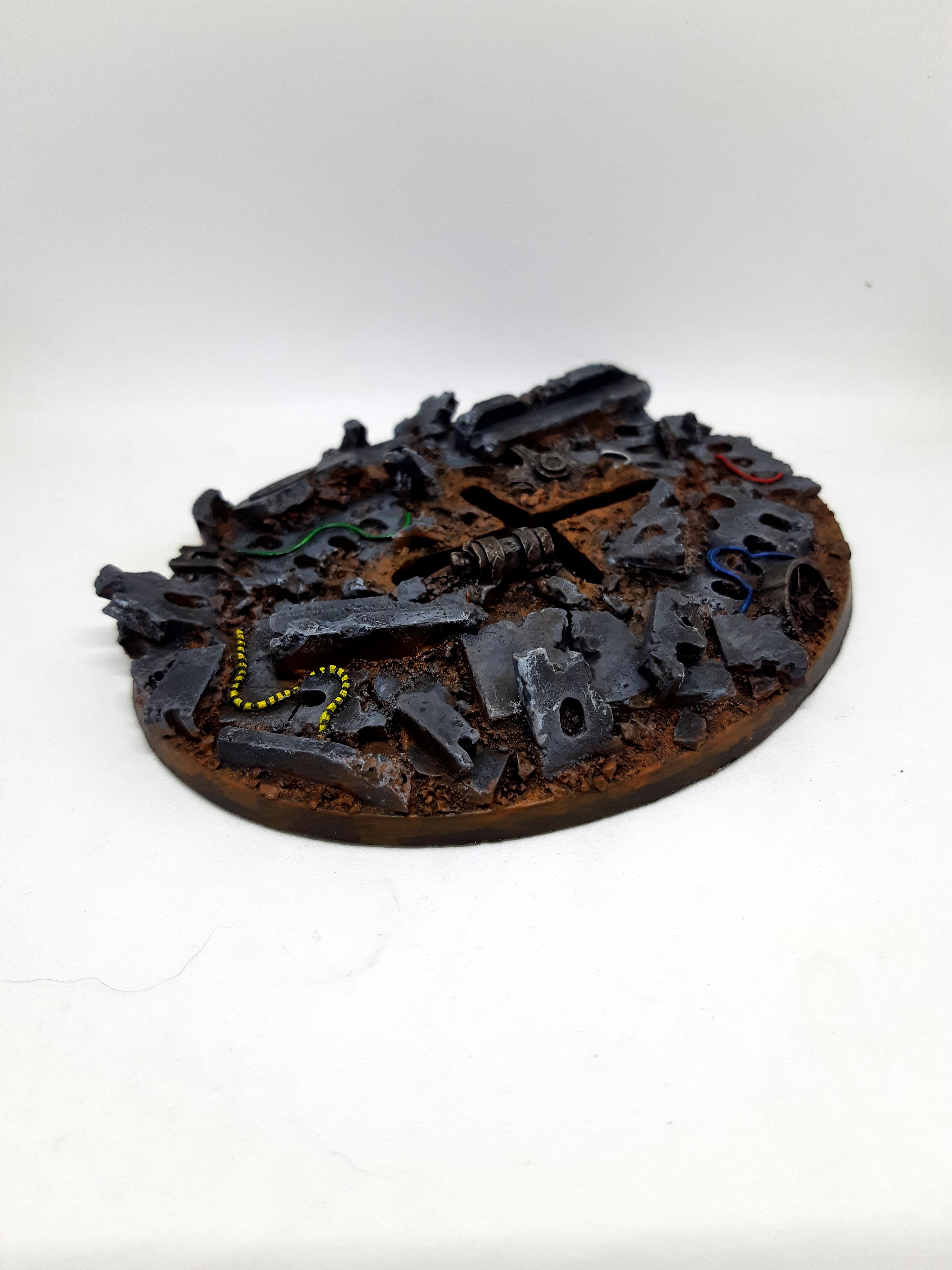 120 Mm, 120mm, Base, Flyer, Kromlech, Oval, Resin, Warhammer 40,000