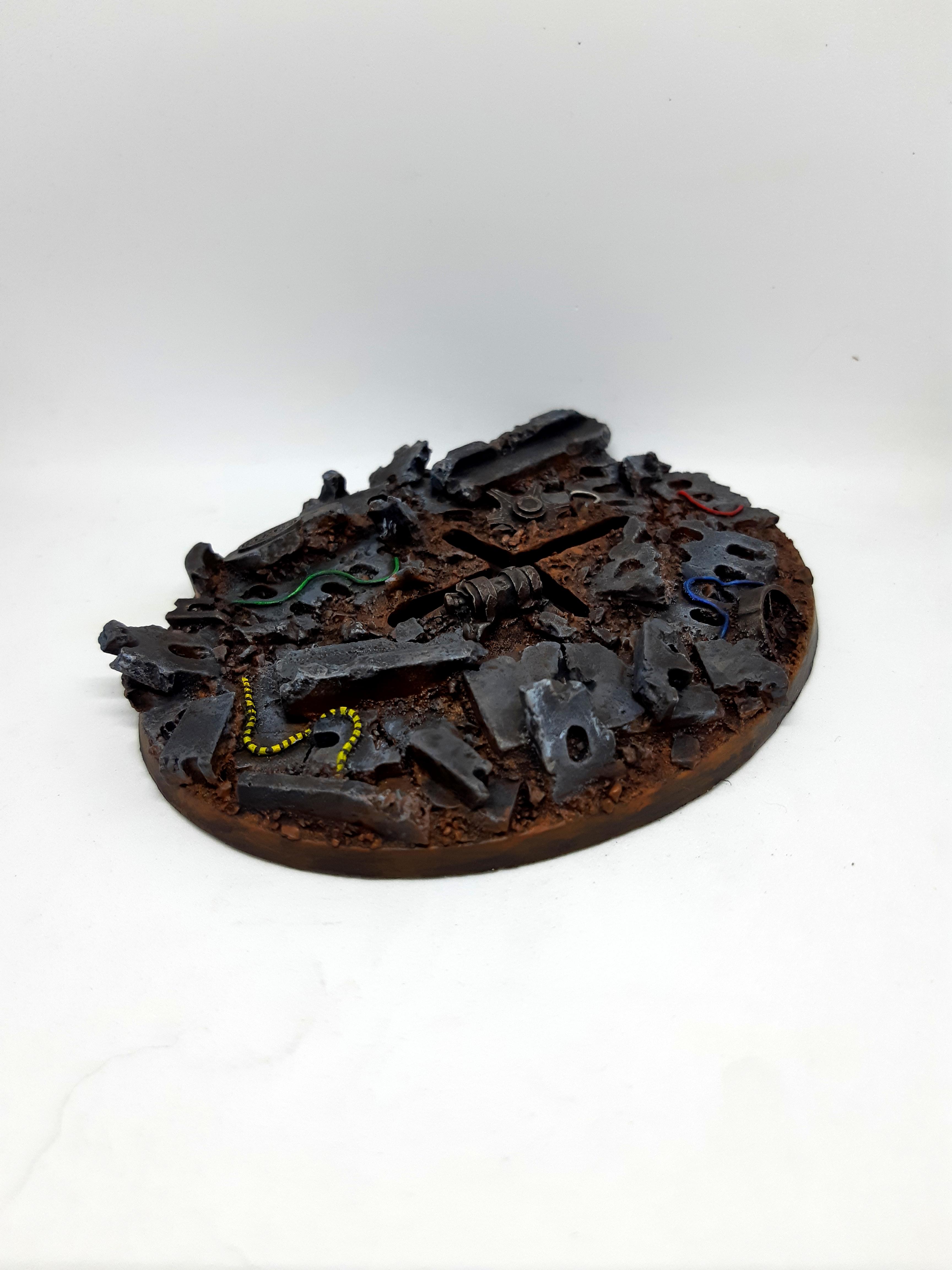 120 Mm, 120mm, Base, Flyer, Kromlech, Oval, Resin, Warhammer 40,000