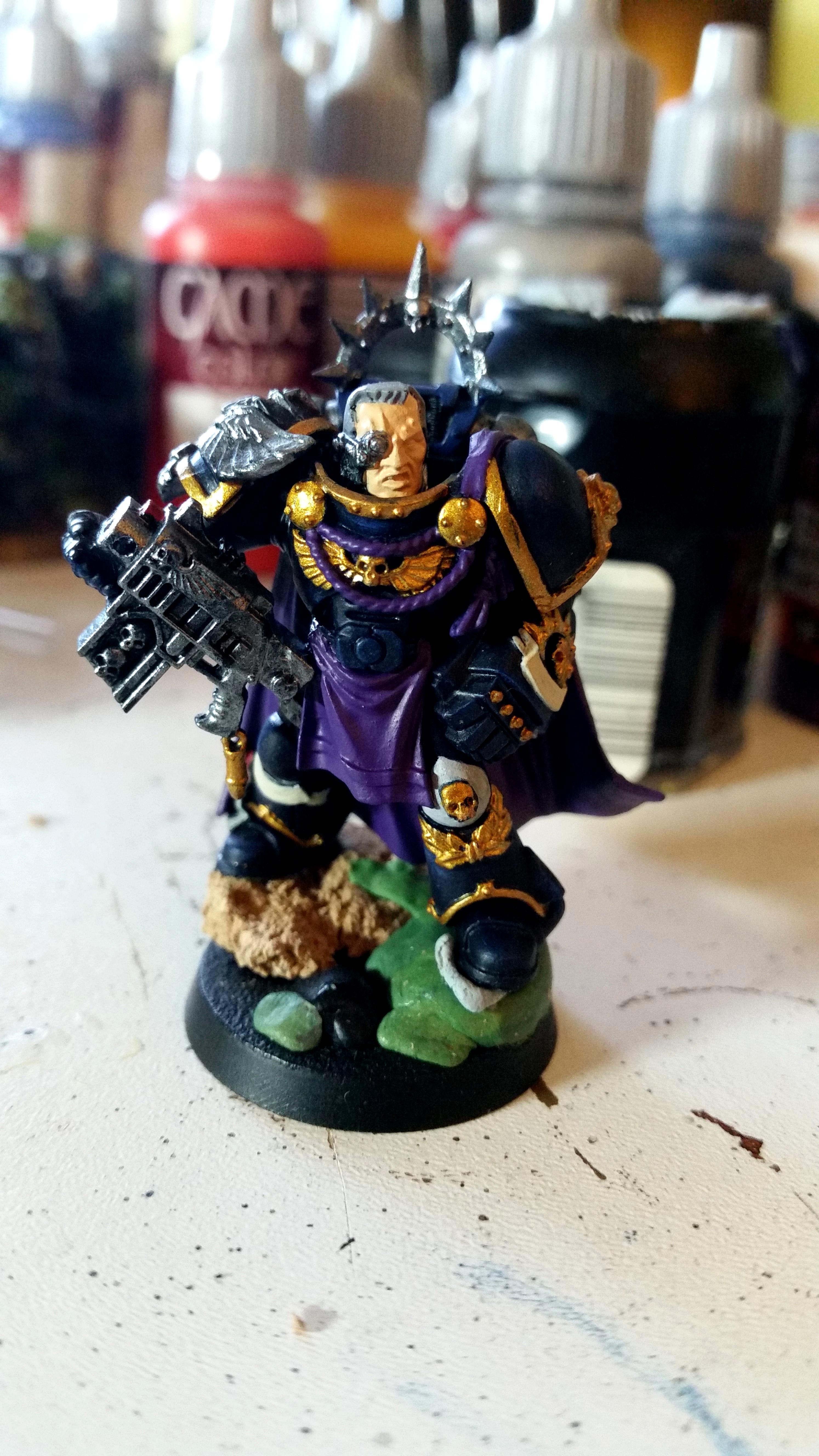 Limited Edition Captain, Space Marines, Ultramarines, Work In Progress