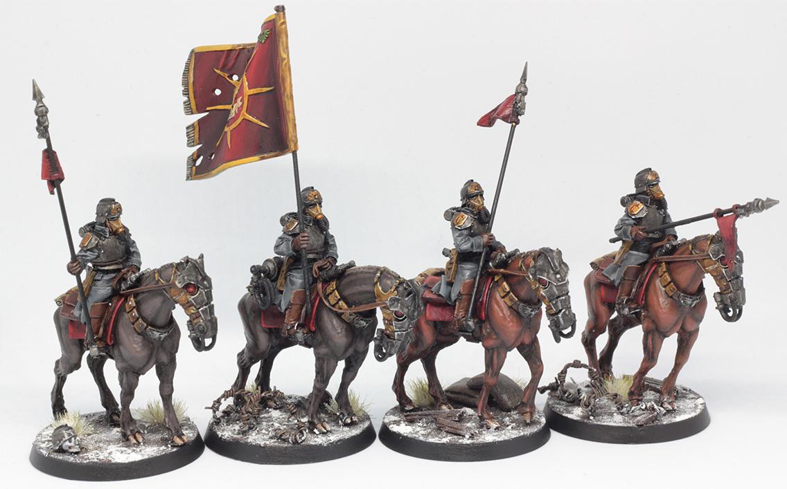 Death Korps of Krieg Death Rider Squadron painted pack 1 Warhammer 40k 