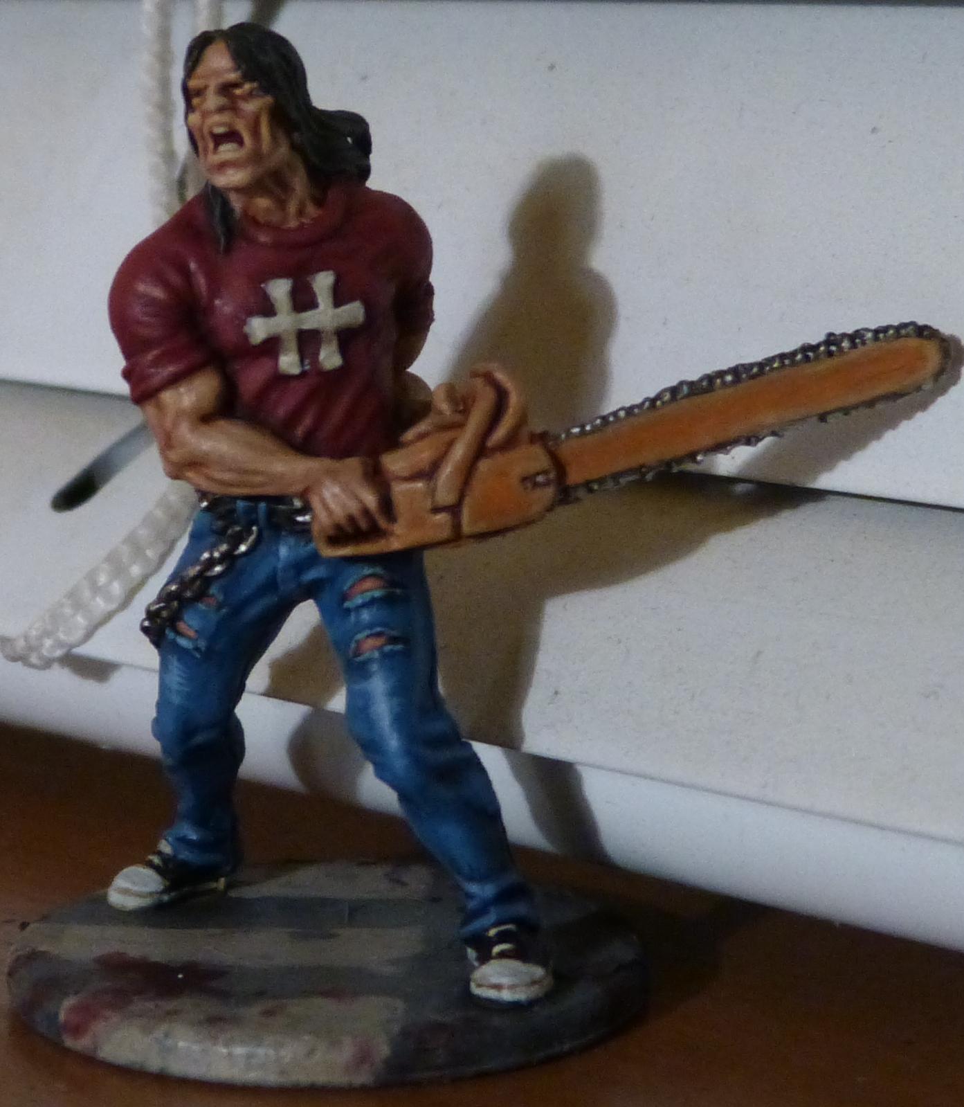 Chainsaw, Survivor, Zombie