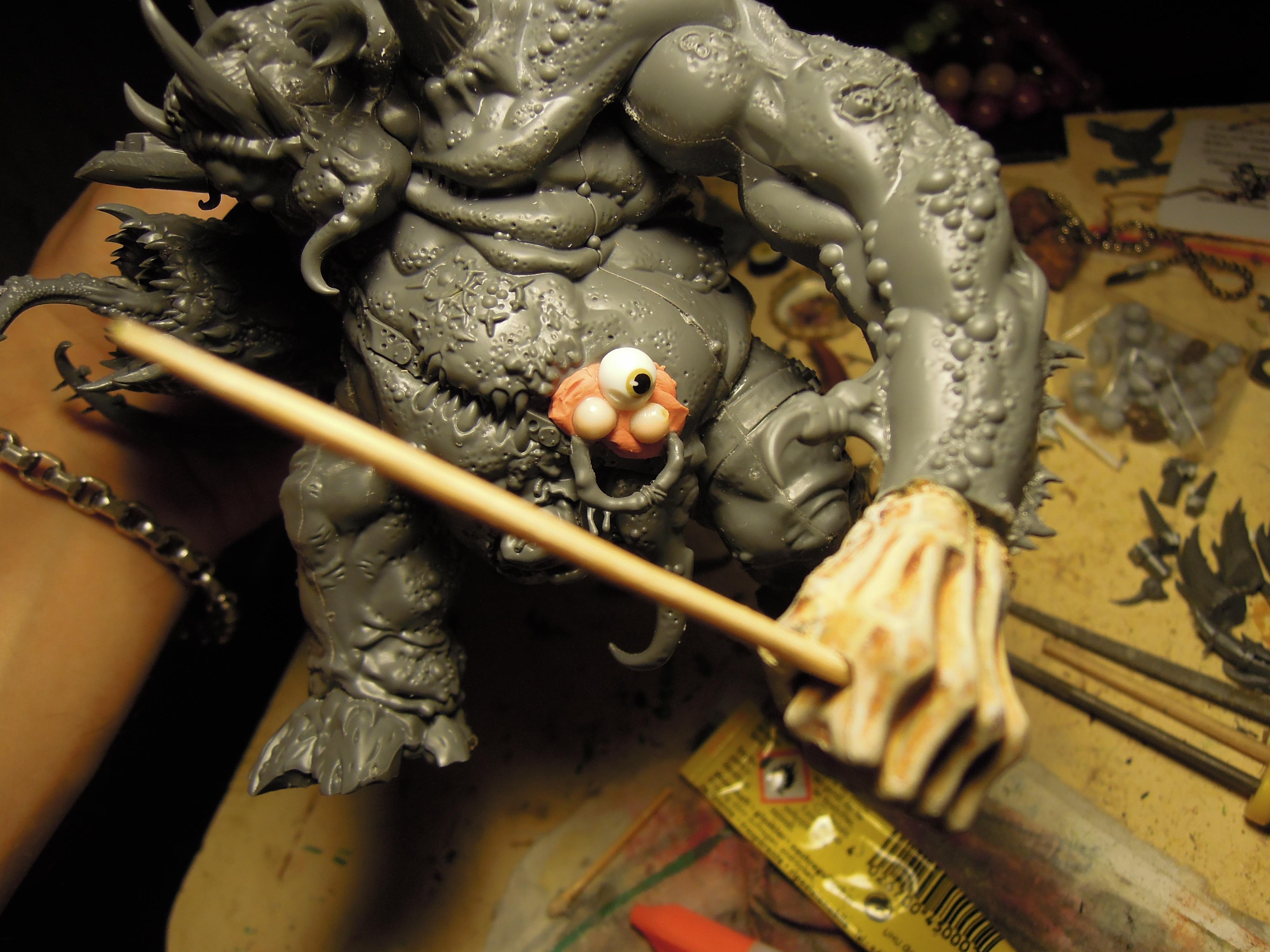 Age Of Sigmar, Blight, Boils, Buboes, Chaos, Conversion, Decay, Disease, Eyes, Ghurek Glott, Glottkin, Nurgle, Pestilence, Plague, Rot, Spoilage, Work In Progress