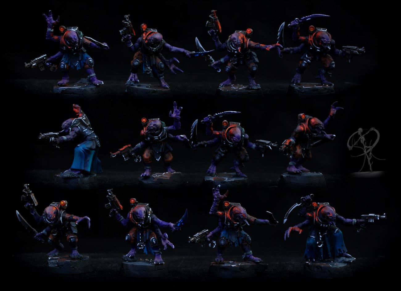 Genestealer, Genestealer Cult, Non-Metallic Metal, Object Source Lighting, Science-fiction, Warhammer 40,000