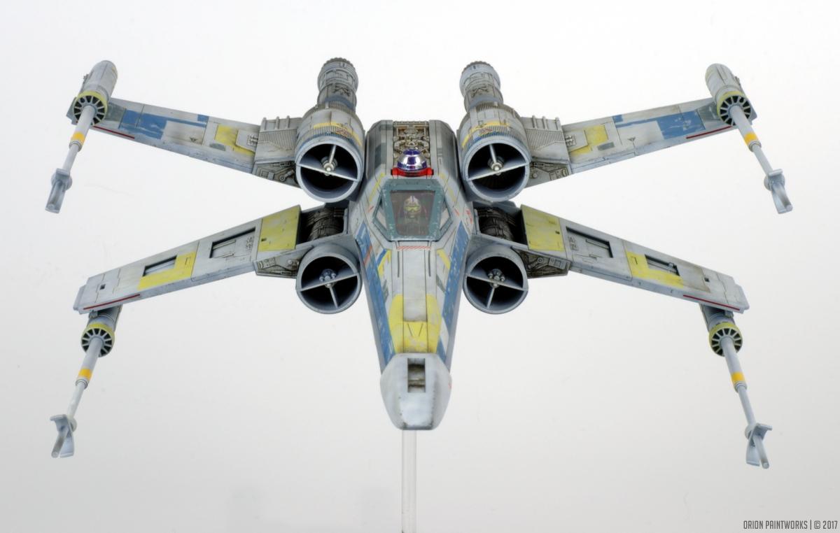 Blue Leader (Bandai 1/72 scale)