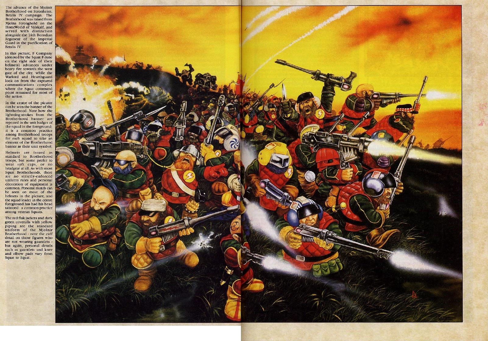 Compendium, Copyright Games Workshop, Oldhammer, Retro Review, Rogue Trader, Squats