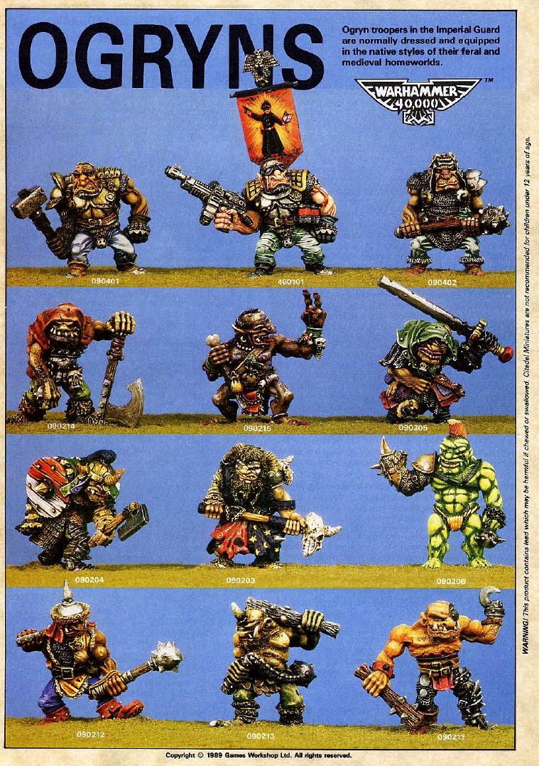 Compendium, Copyright Games Workshop, Ogryns, Oldhammer, Retro Review, Rogue Trader