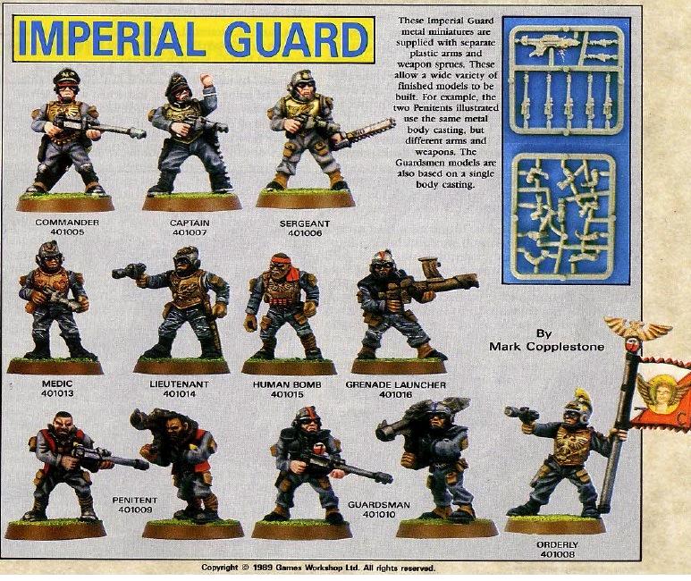 Compendium, Copyright Games Workshop, Imperial Guard, Oldhammer, Retro Review, Rogue Trader