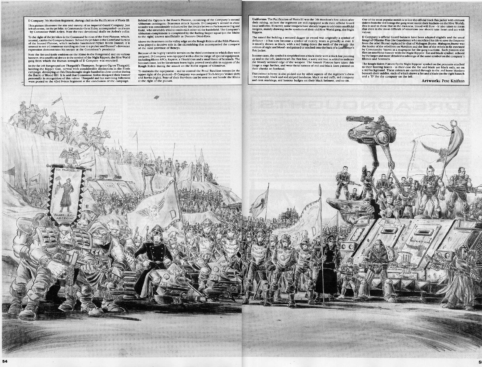 Compendium, Copyright Games Workshop, Imperial Guard, Oldhammer, Retro Review, Rogue Trader