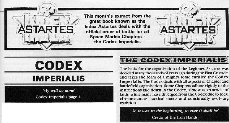 Codex, Compendium, Copyright Games Workshop, Oldhammer, Retro Review, Rogue Trader, Space Marines