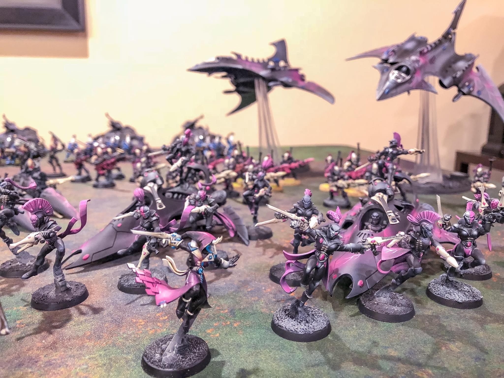 Aeldari, Asuryani, Coven, Drukhari, Harlequins, Solitaire, Ynnari