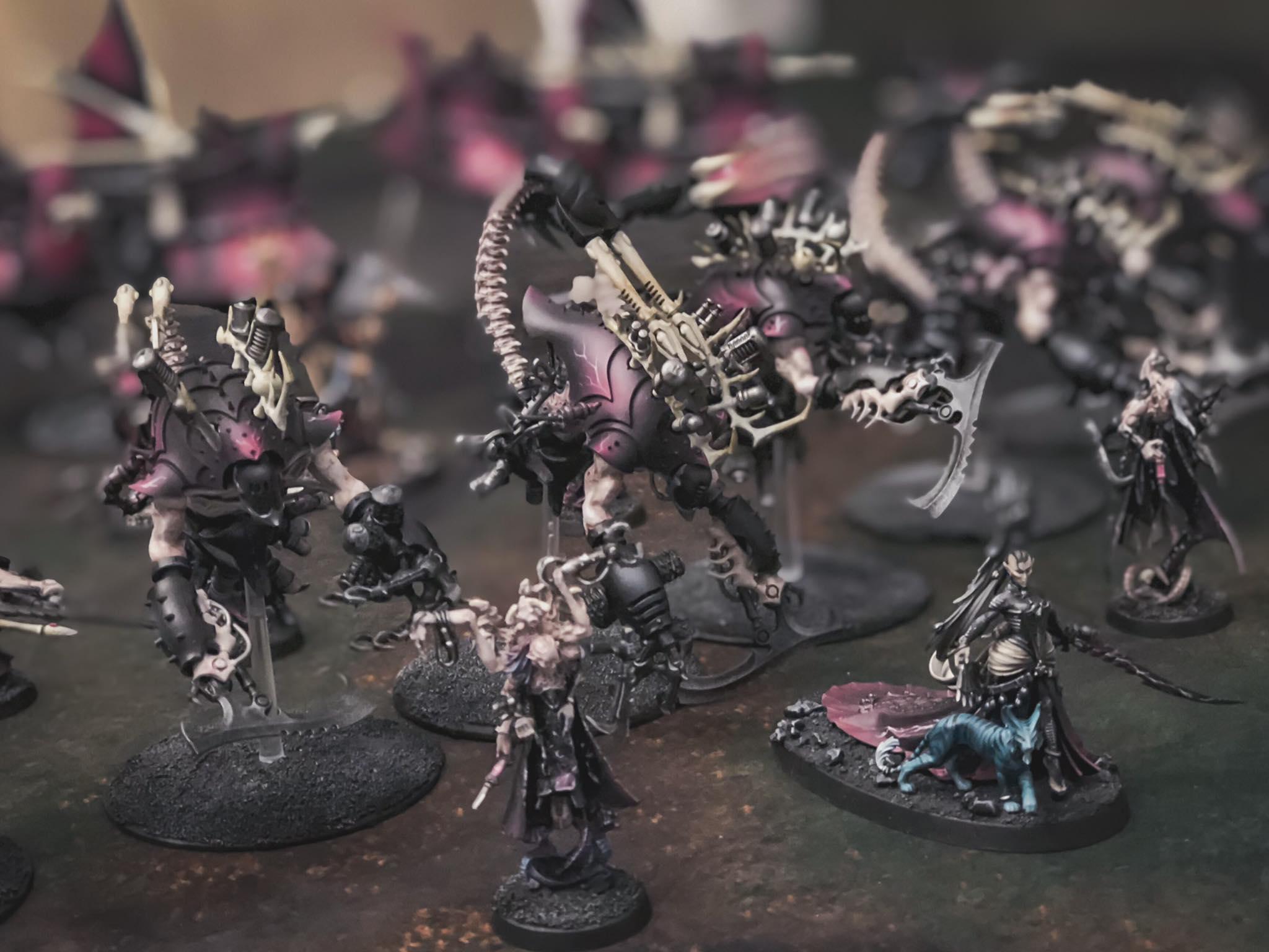 Aeldari, Asuryani, Coven, Drukhari, Harlequins, Urien Rakarth, Ynnari, Yvraine
