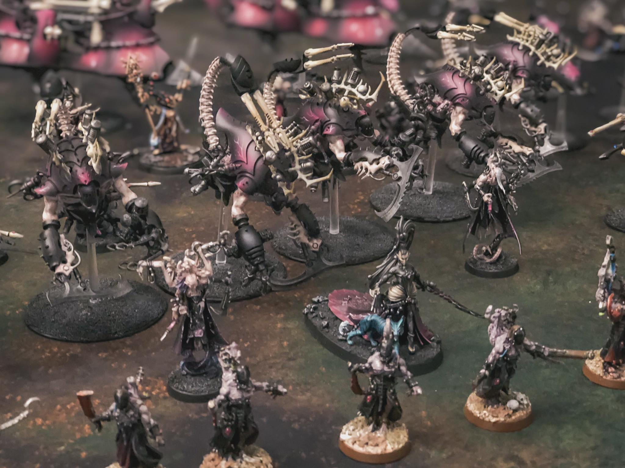 Aeldari, Asuryani, Coven, Drukhari, Harlequins, Ynnari