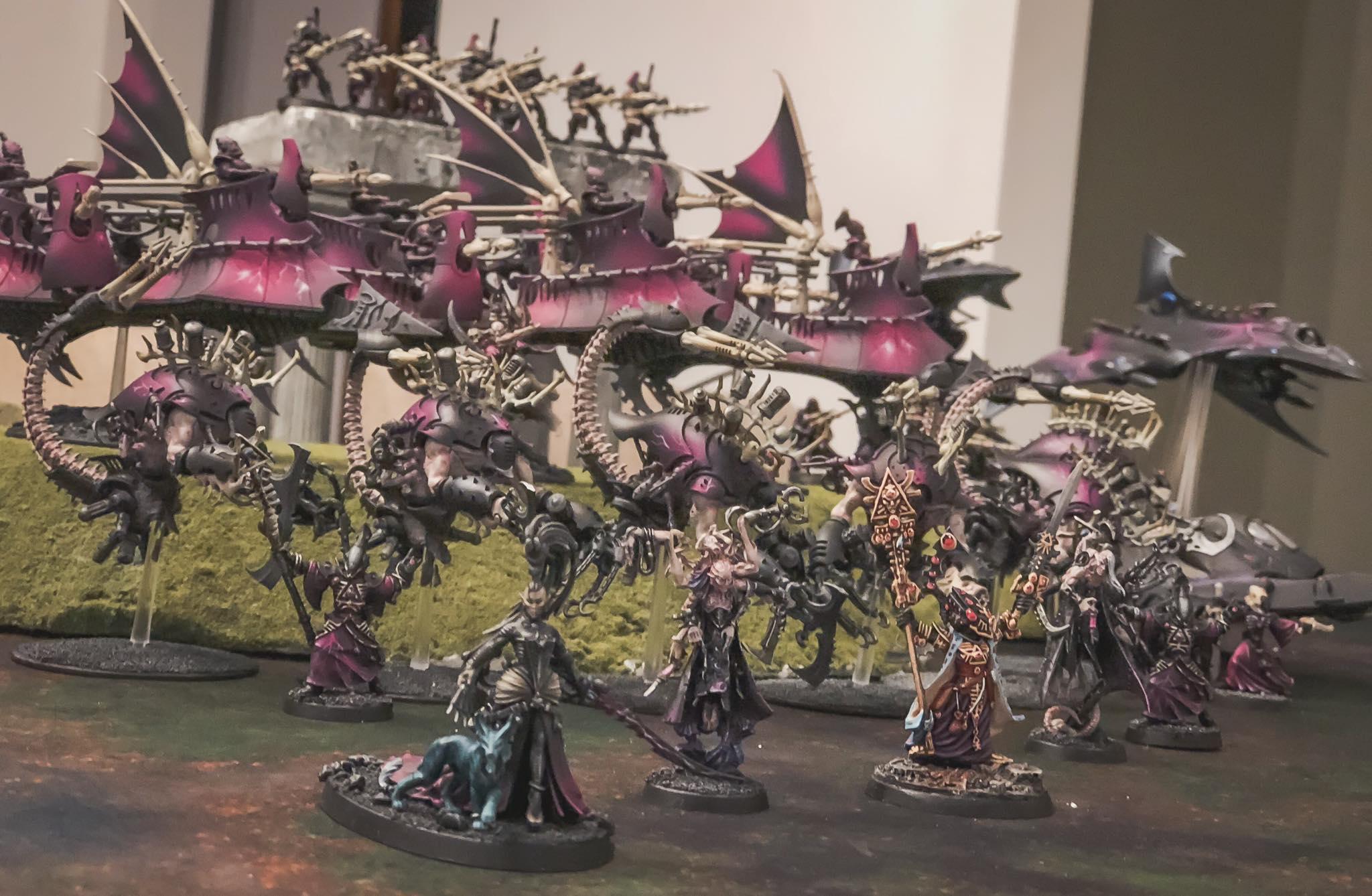 Aeldari, Asuryani, Coven, Craftworlds, Drukhari, Harlequins, Ynnari, Yvraine