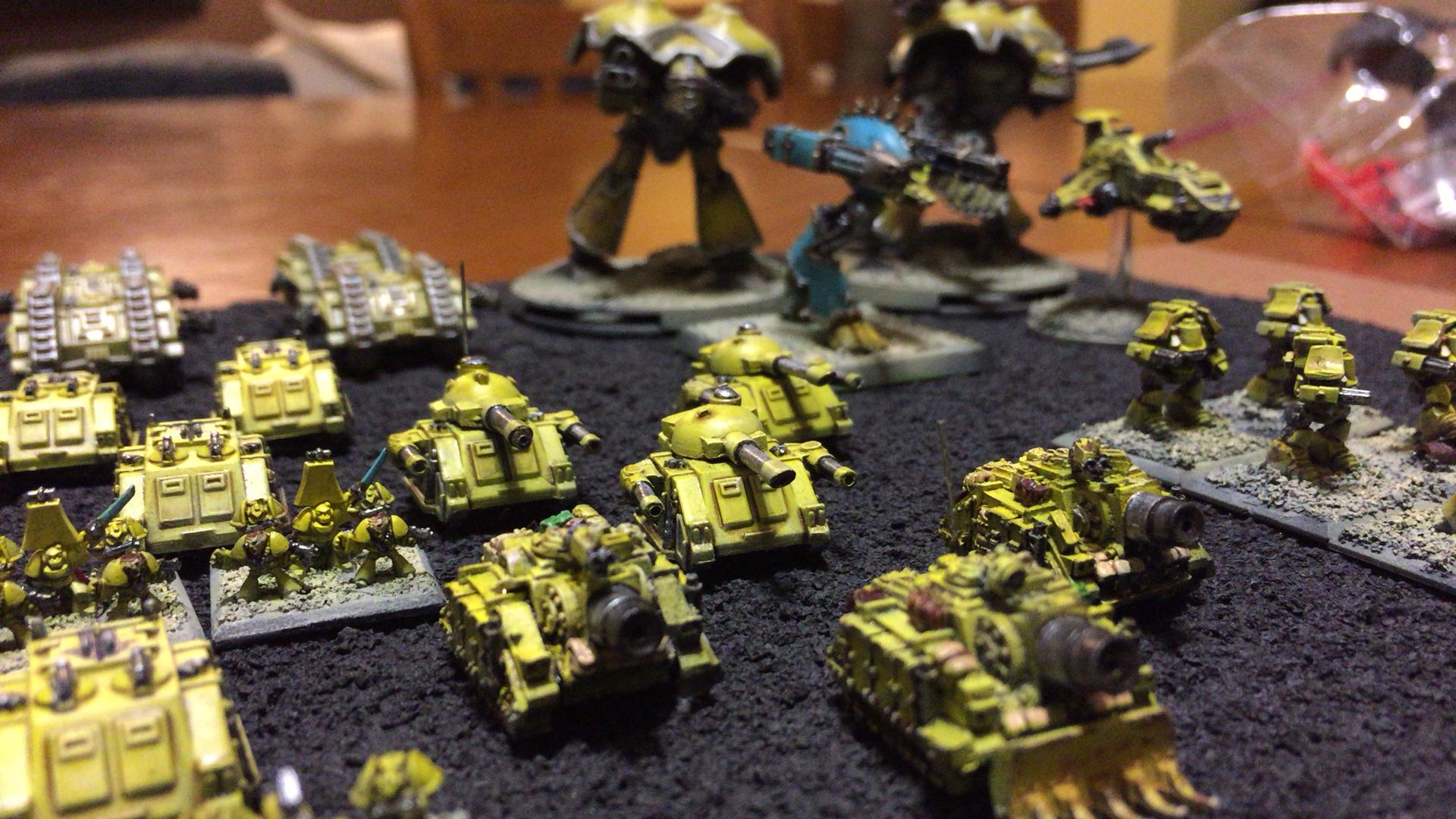 Epic, Imperial Fist Epic, Imperial Fists, Space Marines