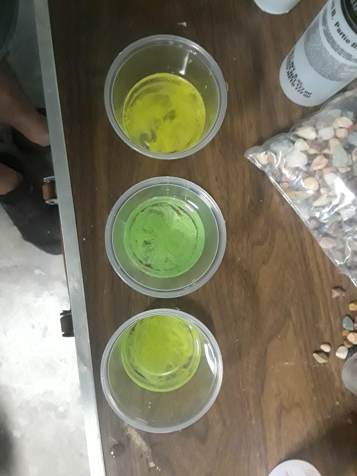 Swamp water made with paints