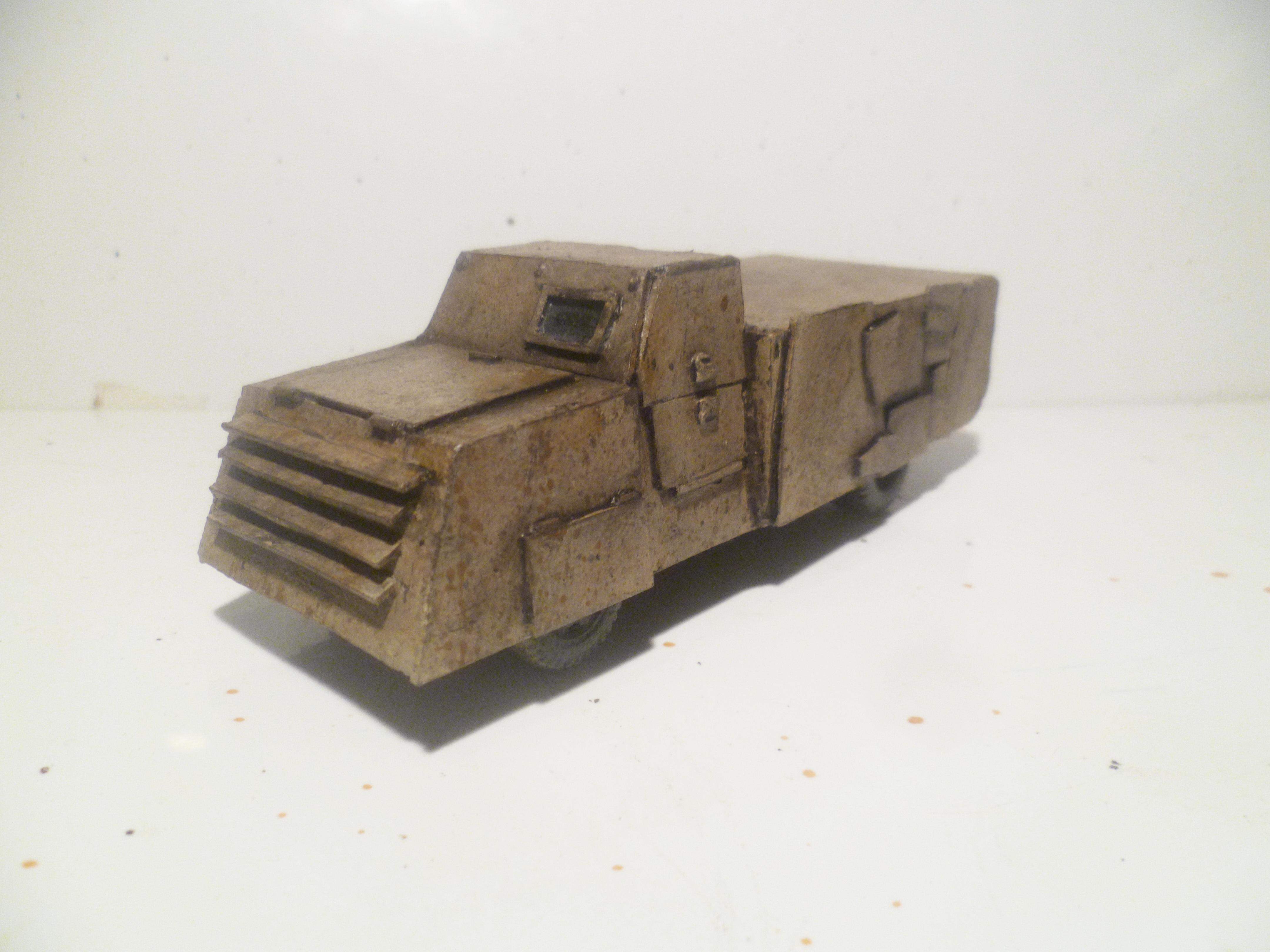 28mm, Armoured, Conversion, Desert, Ied, Improvised, Insurgent, Metal, Middle East, Modern, Scrap, Truck, Vbied, Vehicle