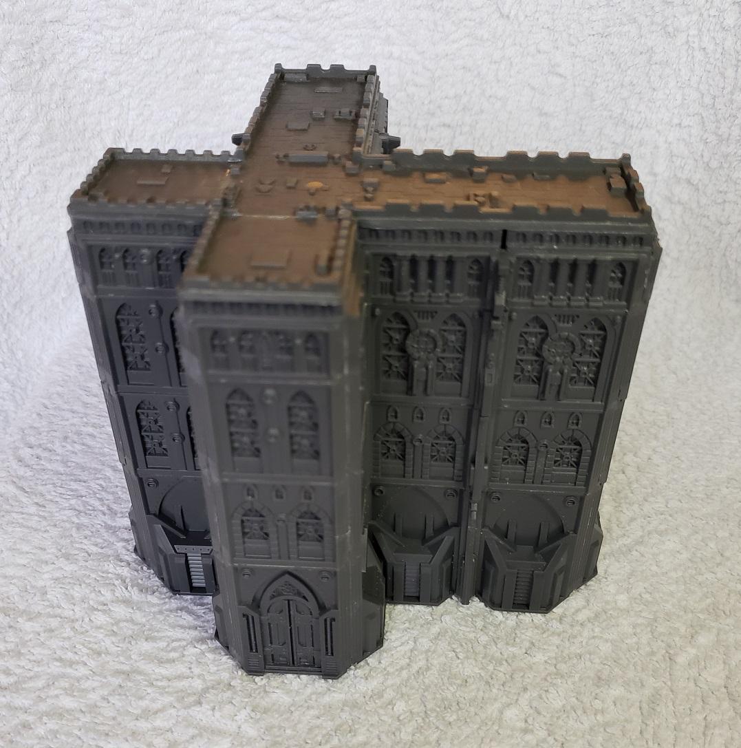 Adeptus Titanicus, At18, Buildings, Civitas, Epic, Terrain