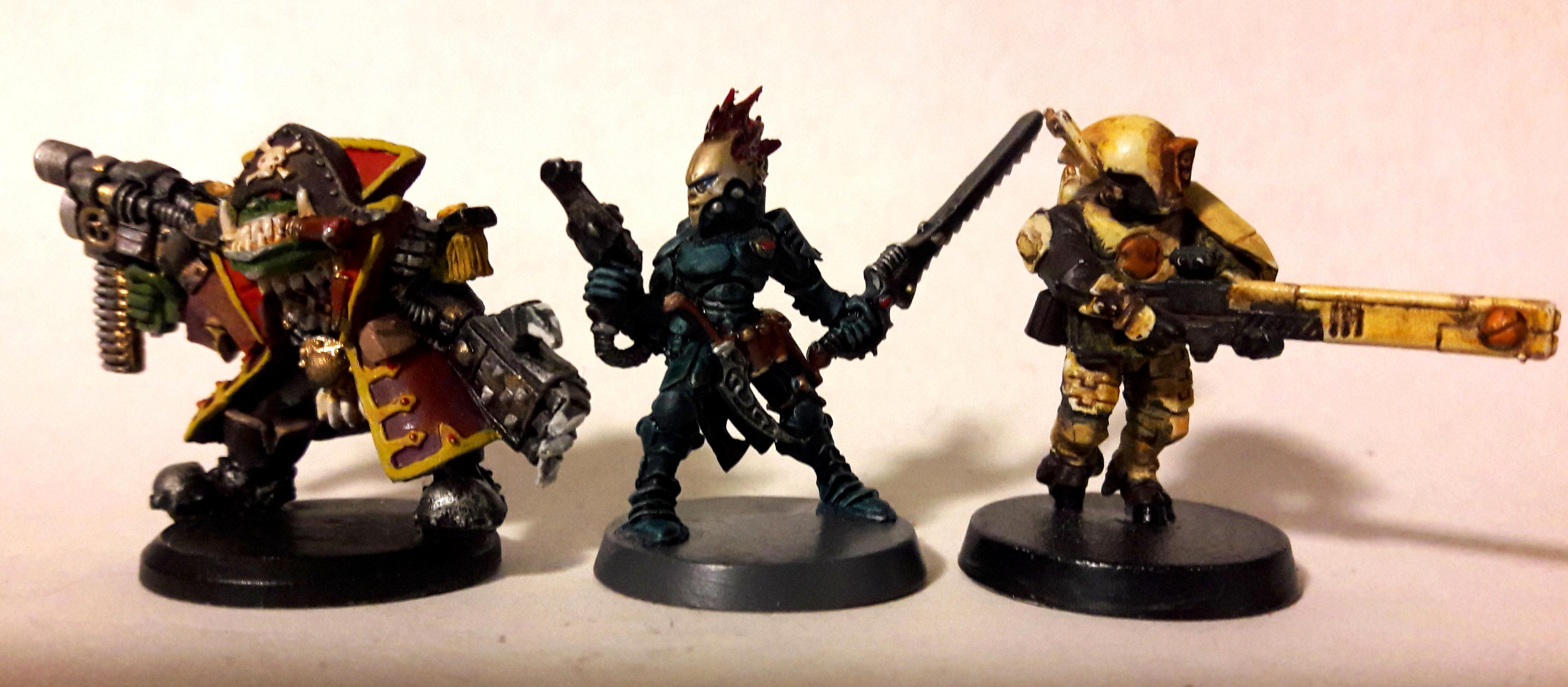 Eldar, Freebooter, Orks, Tau, Xenos