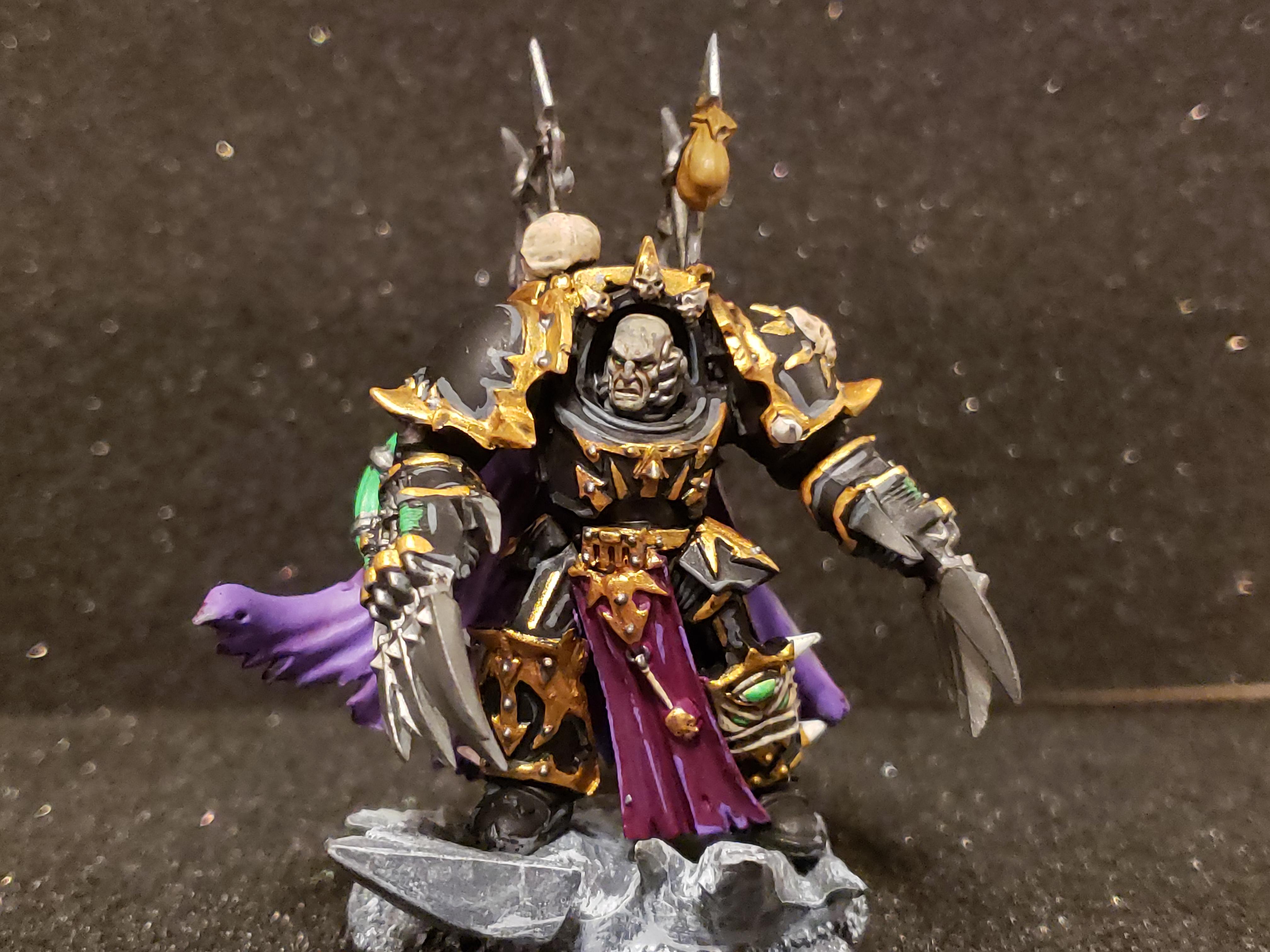 Black Legion, Chaos Lord, Lightning Claws, Terminator Armor