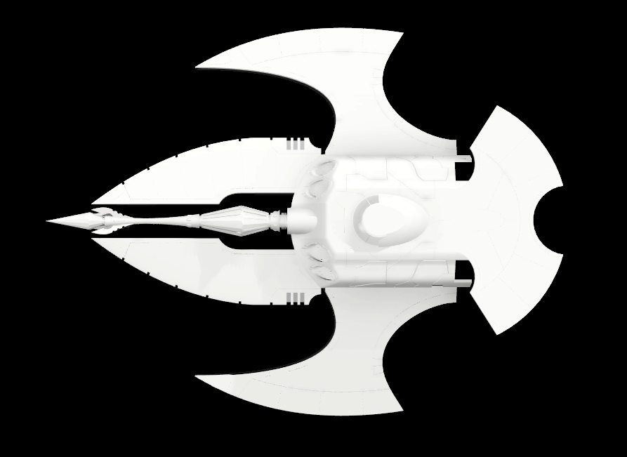 Doom Prism Rear Wings, Take 3, Top View
