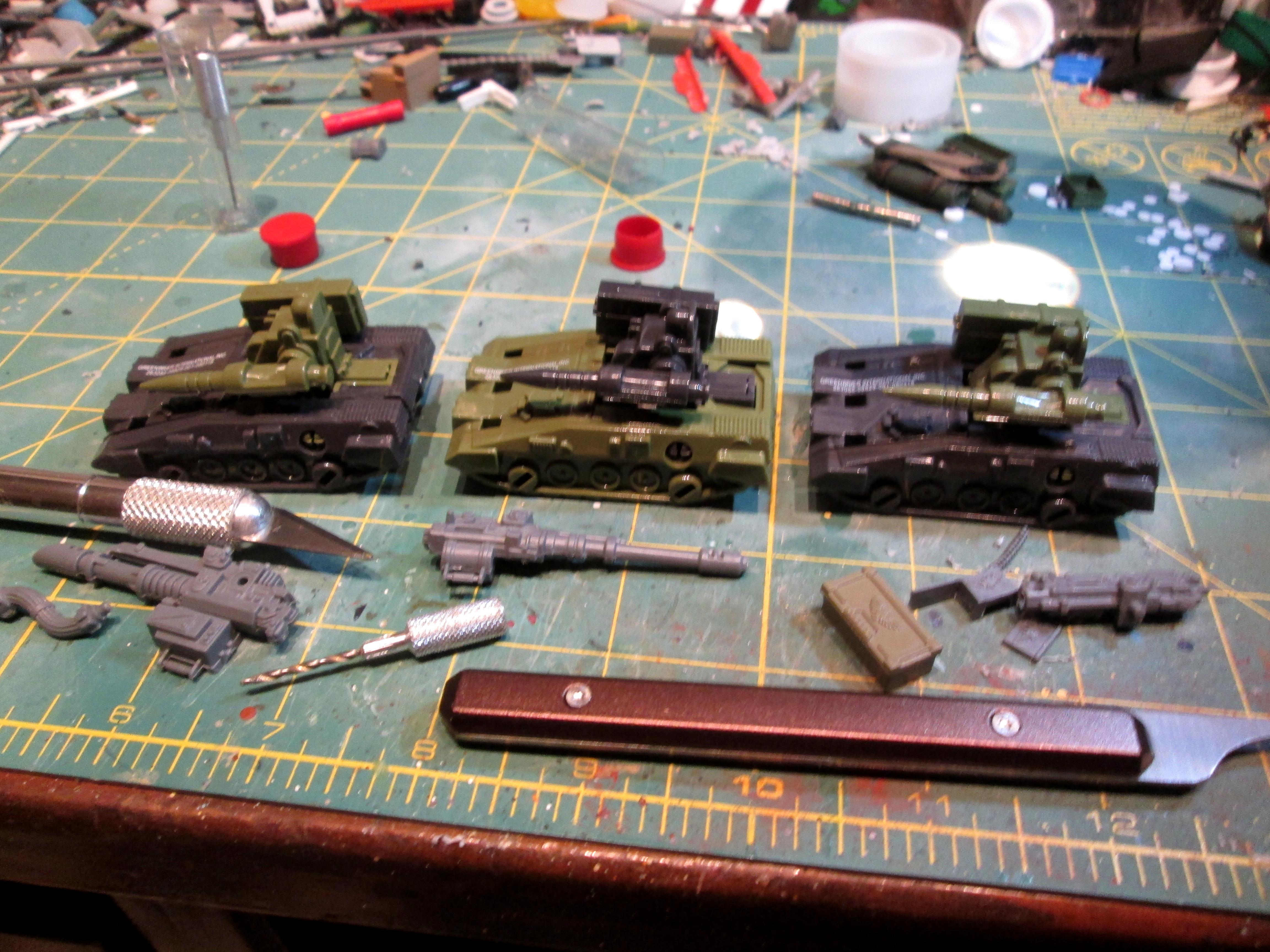 Autocannon, Bolter, Heavy Weapon, Lascannon, Self Propelled