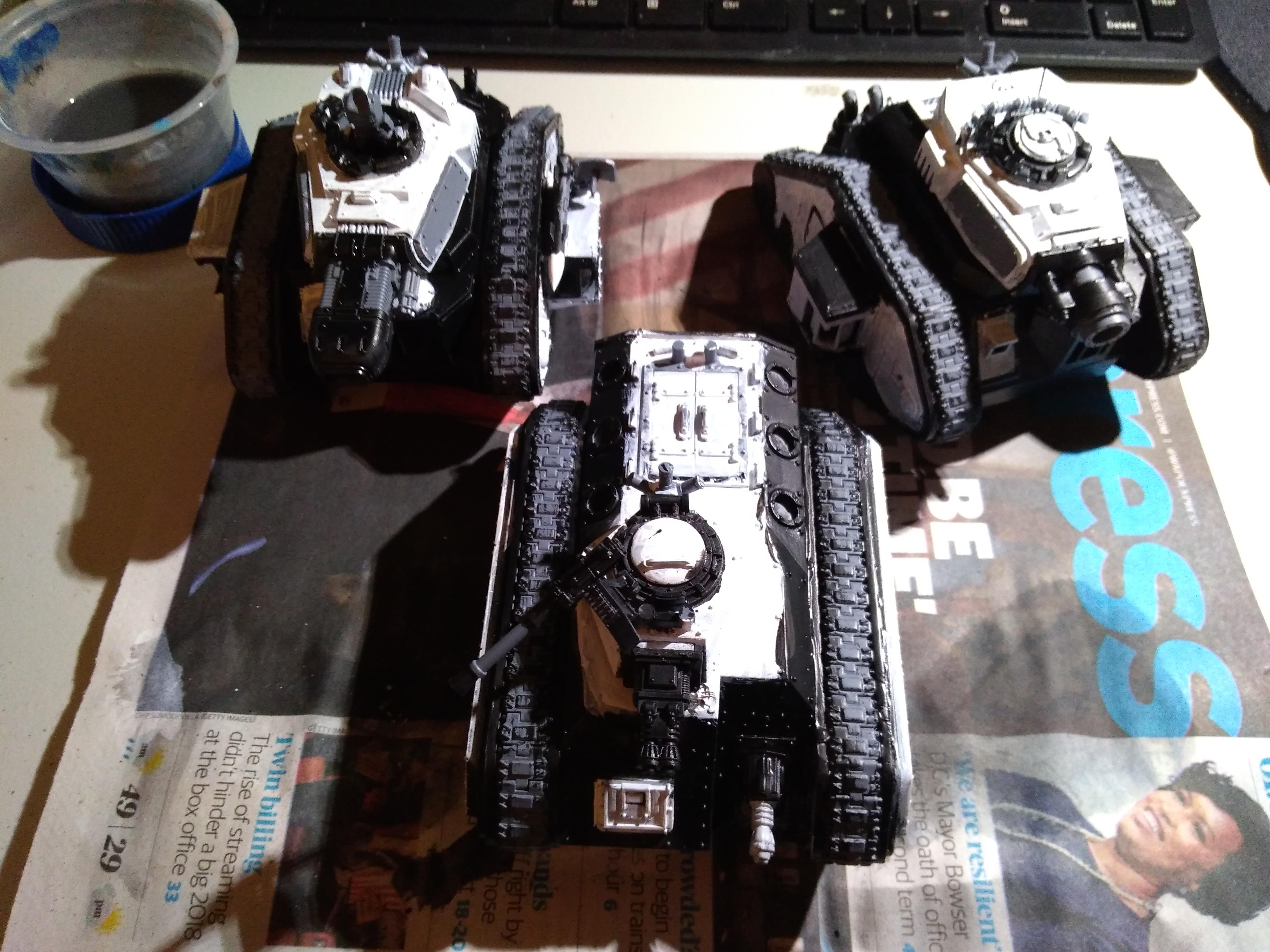 Adeptus Arbites, Chimera, Imperial Guard, Leman Russ