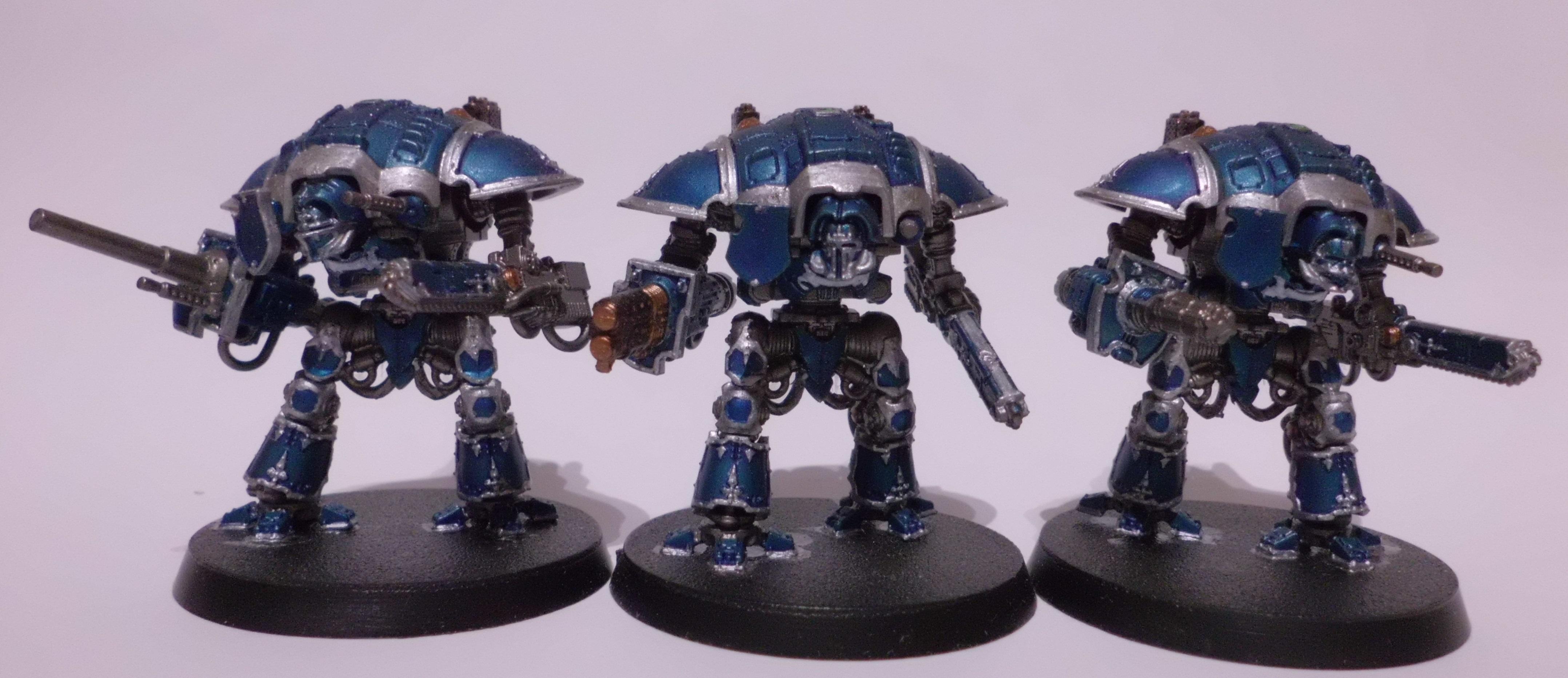 Adeptus Titanicus, Contrast Paint Over Metallic, Imperial Knight Banner