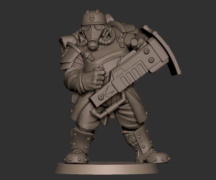Astra Militarum, Bullryn, Imperial Guard, Mortian, Ogryns