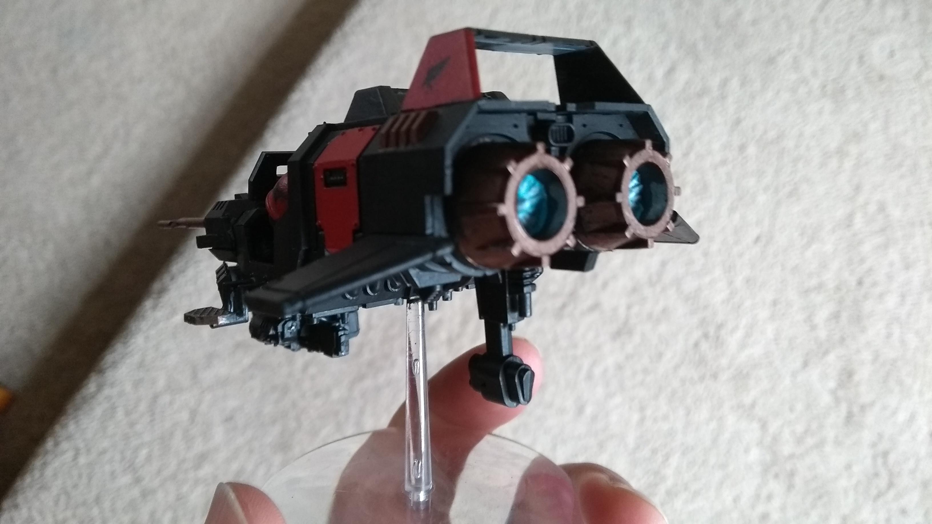 Angels Revenant, Blood Angels, Fast Attack, Flyer, Land Speeder, Painted, Space Marines, Vehicle, Warhammer 40,000