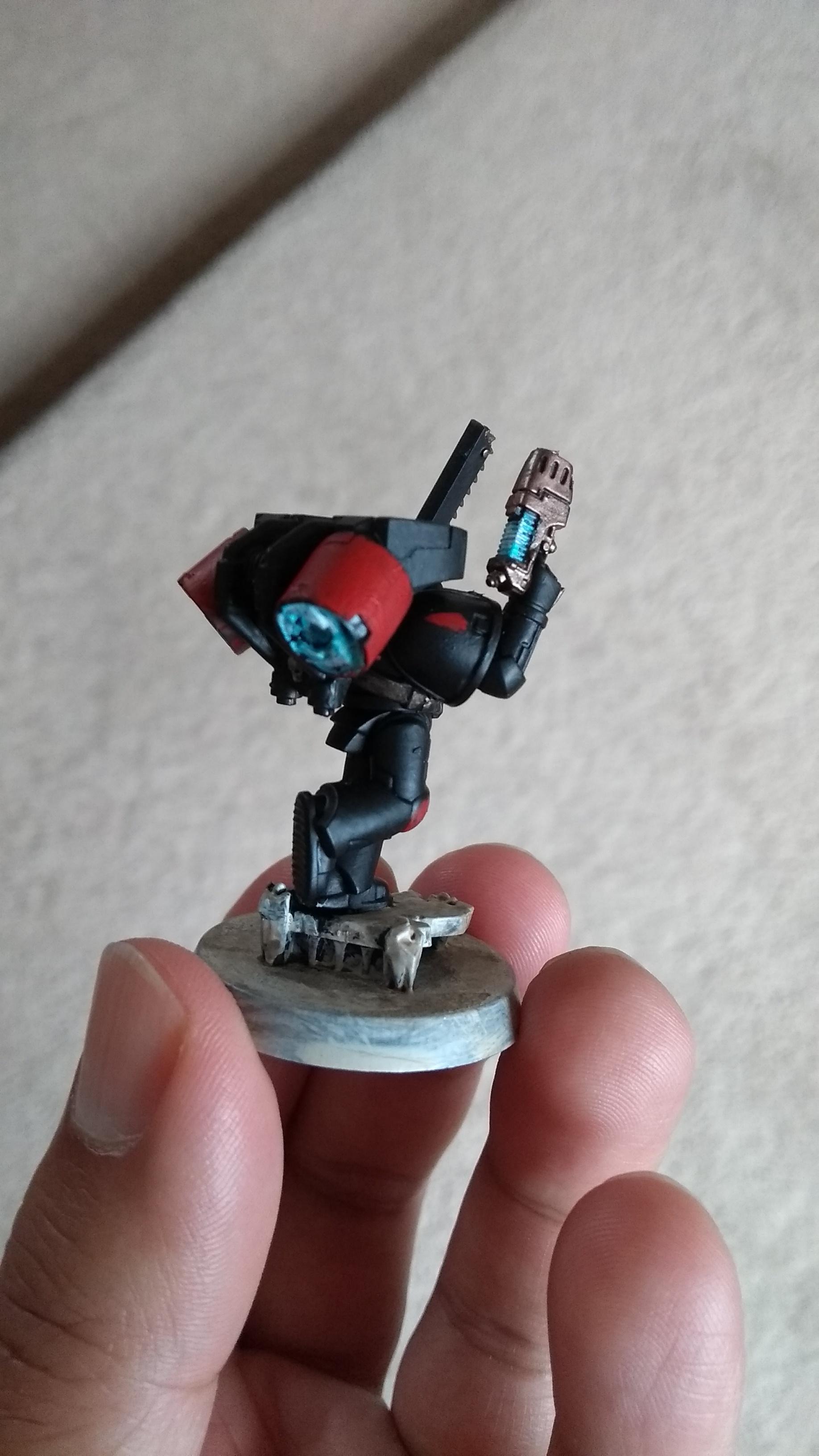 Angels Revenant, Assault Squad, Blood Angels, Fast Attack, Painted, Space Marines, Warhammer 40,000
