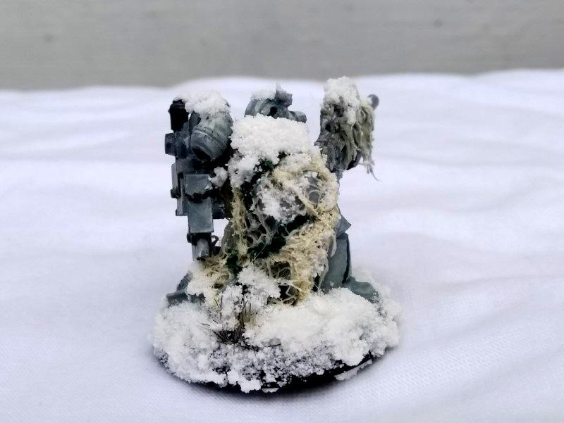 Anvil Industry, Camouflage, Forlorn Hope, Games Workshop, Homebrew Chapter, Imperium Of Man, Kitbash, Luna Wolves, Snow, Space Marines, Warhammer 40,000, White Death