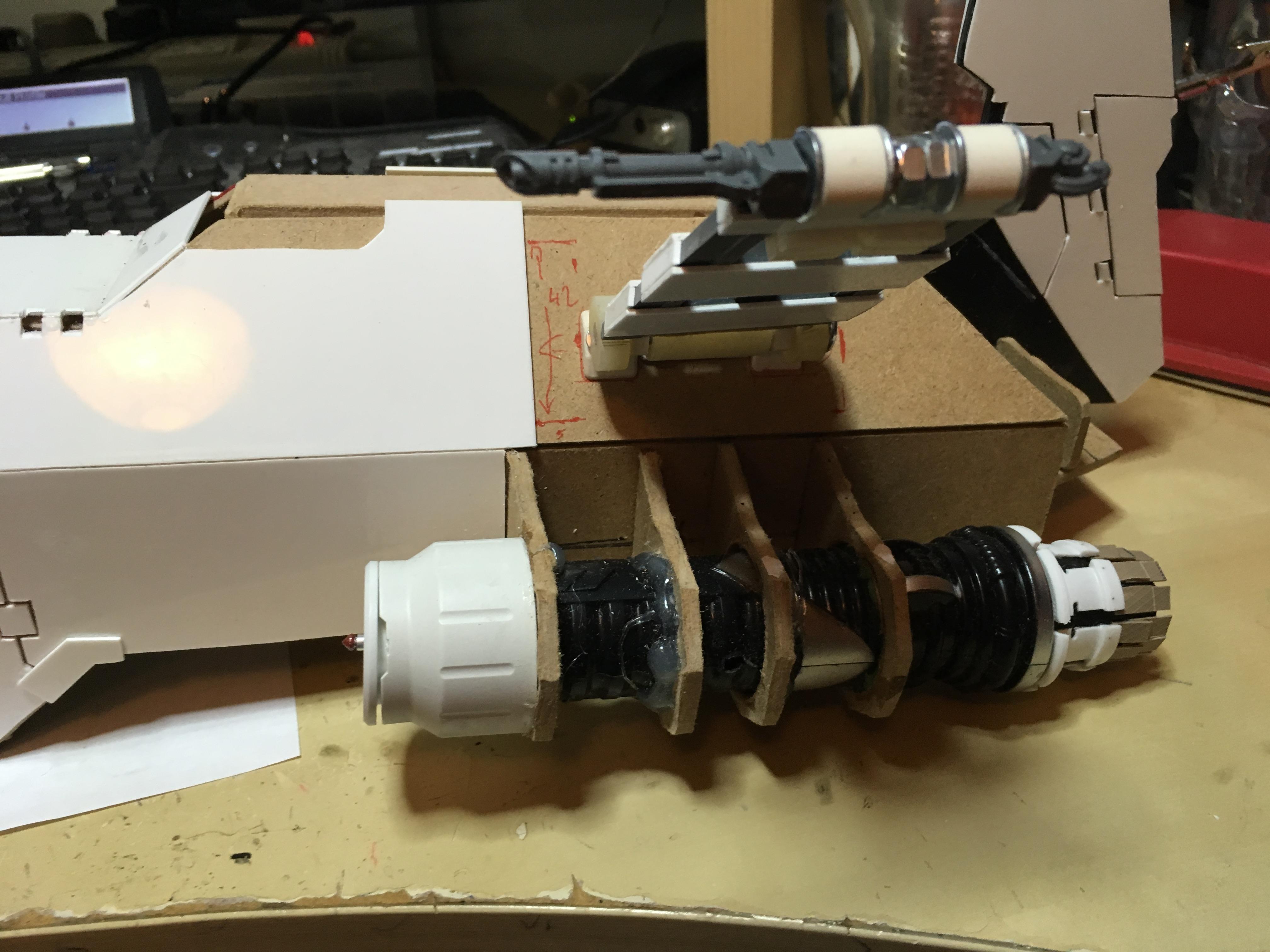 Scratch Build, Space Marines, Thunderhawk Gunship, Warhammer 40,000, Work In Progress