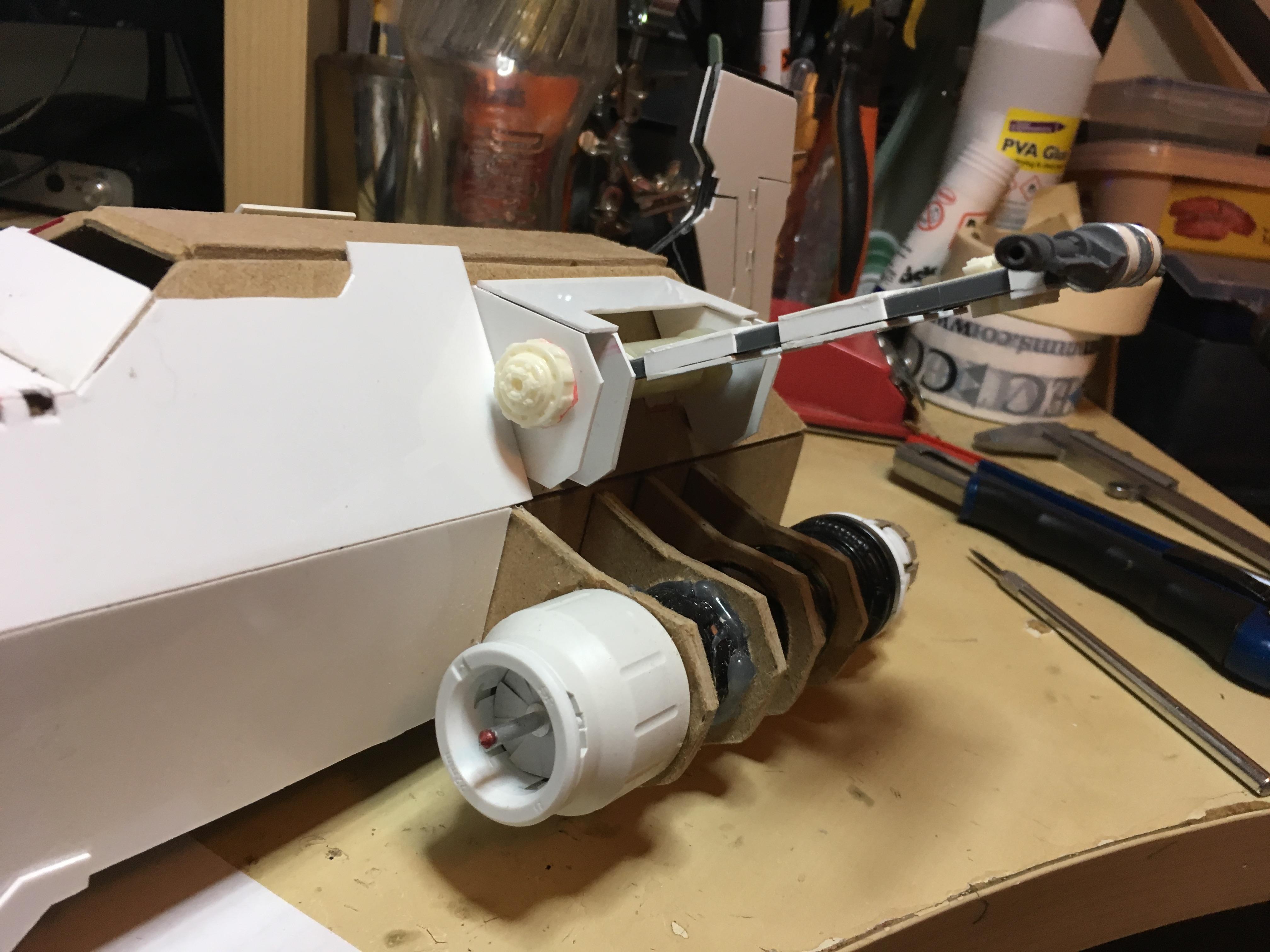 Scratch Build, Space Marines, Thunderhawk Gunship, Warhammer 40,000, Work In Progress