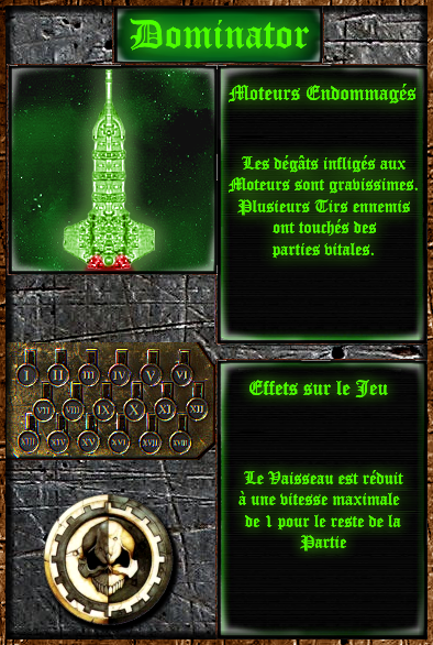 Cards, Dominator Battleship, Spacefleet