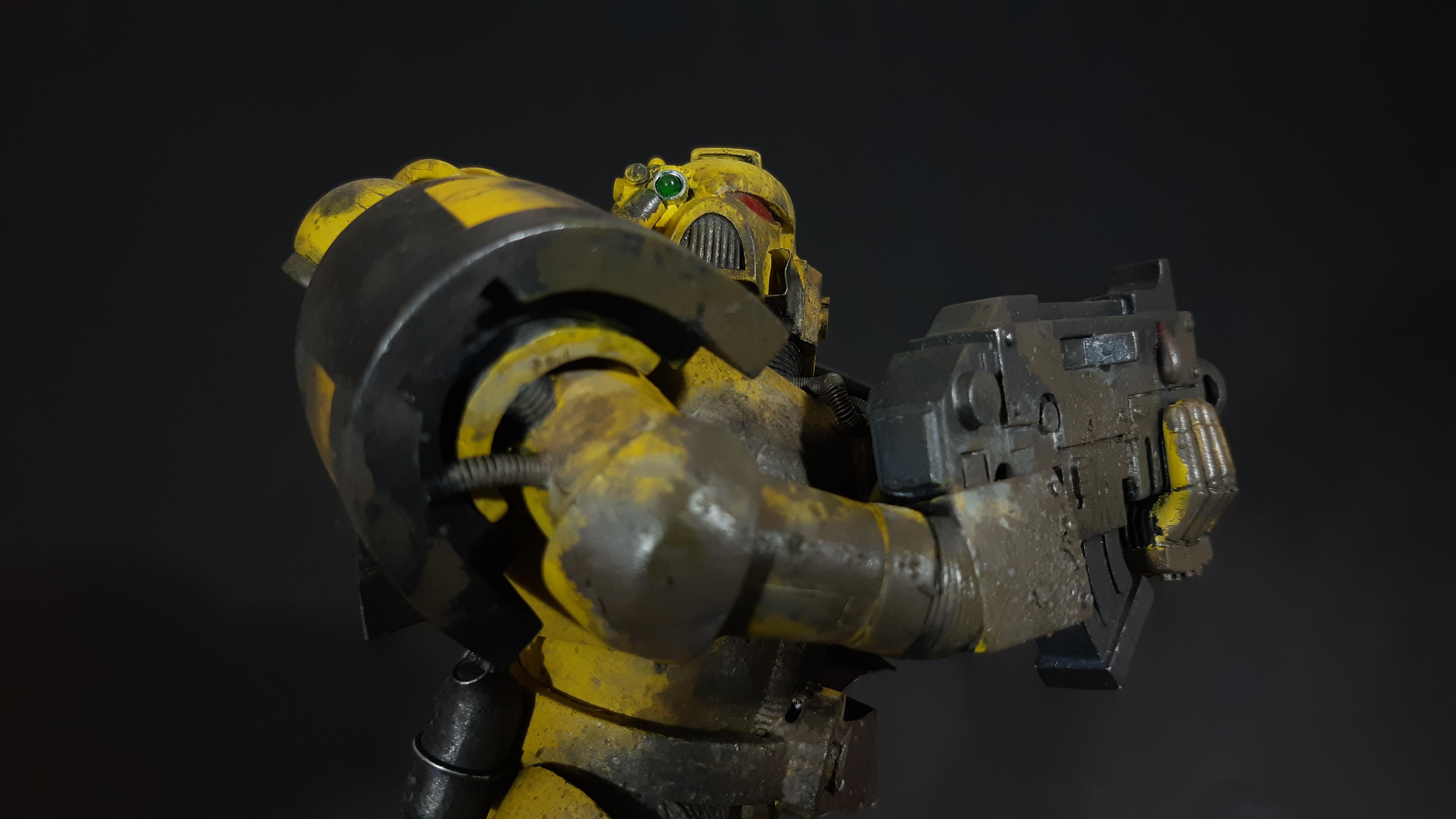 Imperial Fists, Scratch Build, Space Marines, Warhammer 40,000