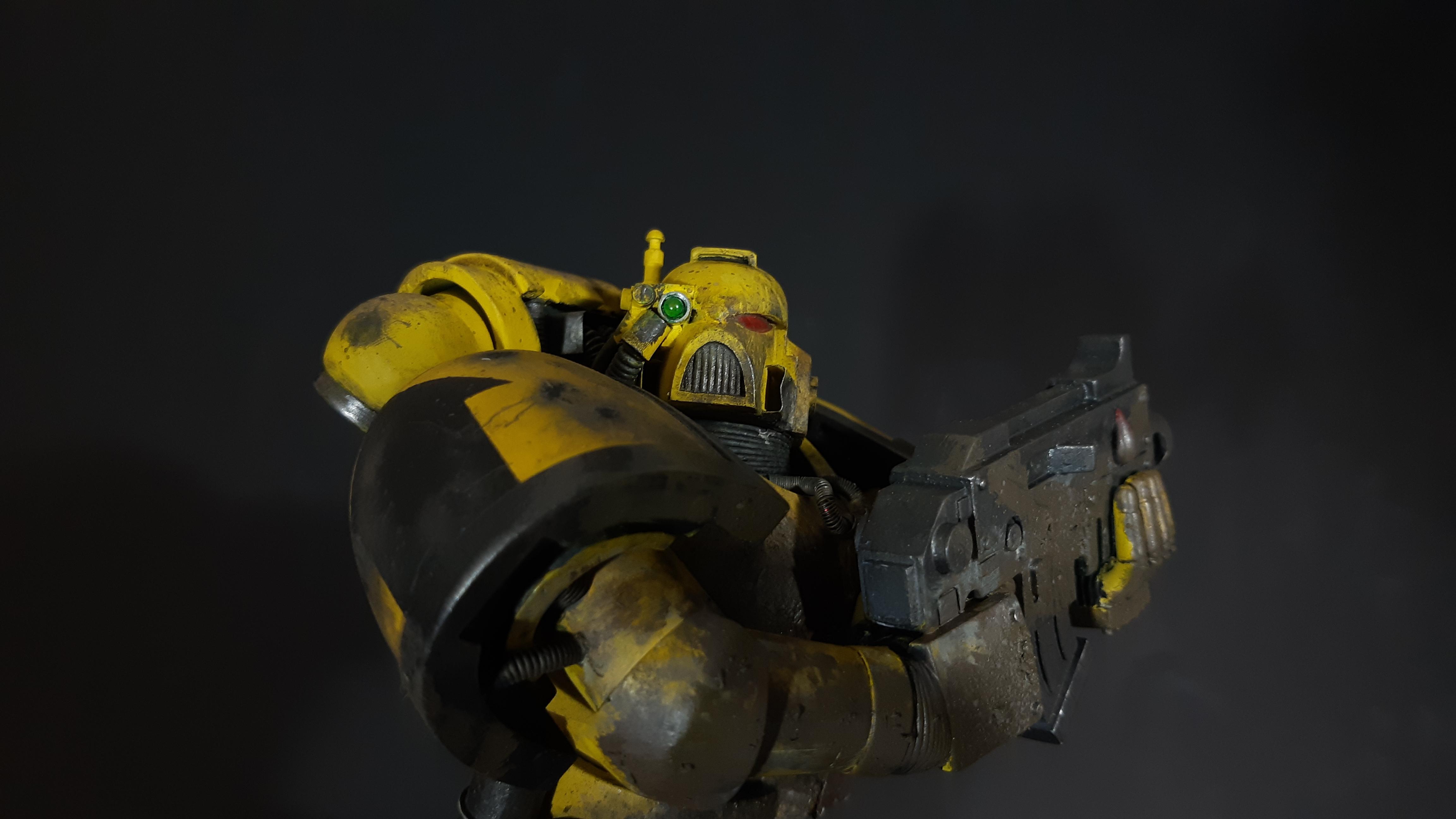 Imperial Fists, Scratch Build, Space Marines, Warhammer 40,000