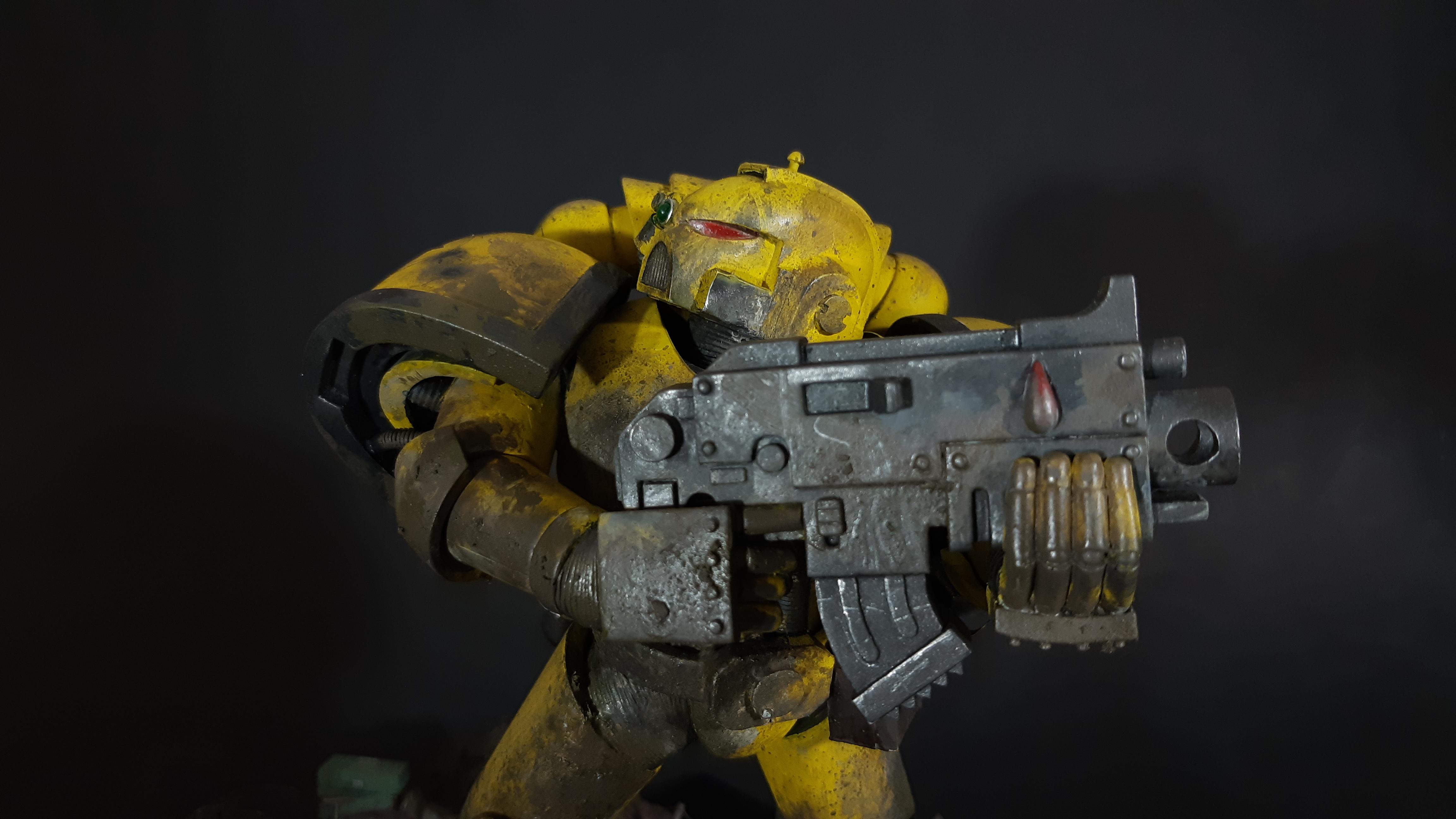 Imperial Fists, Scratch Build, Space Marines, Warhammer 40,000