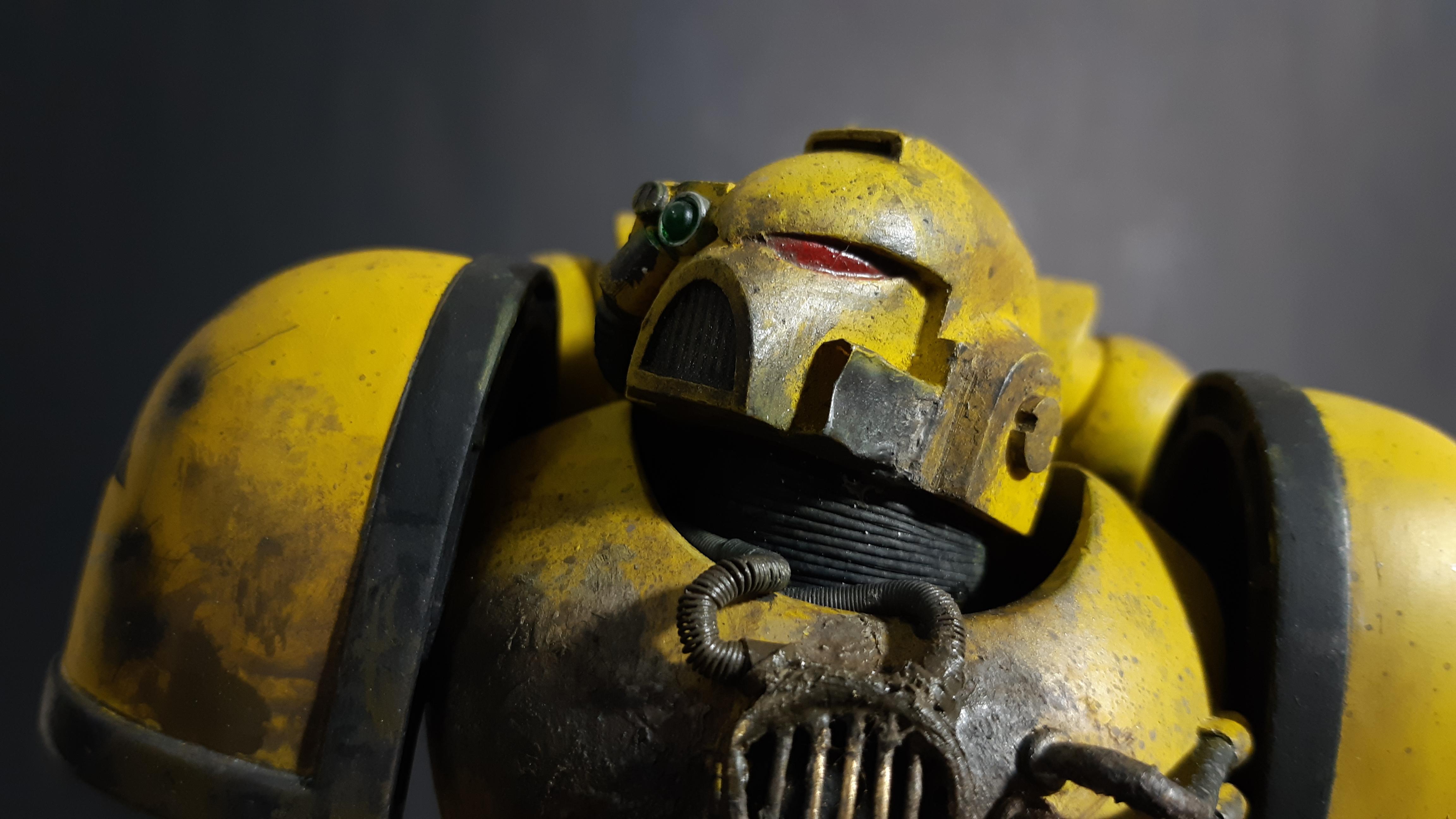 Imperial Fists, Scratch Build, Space Marines, Warhammer 40,000
