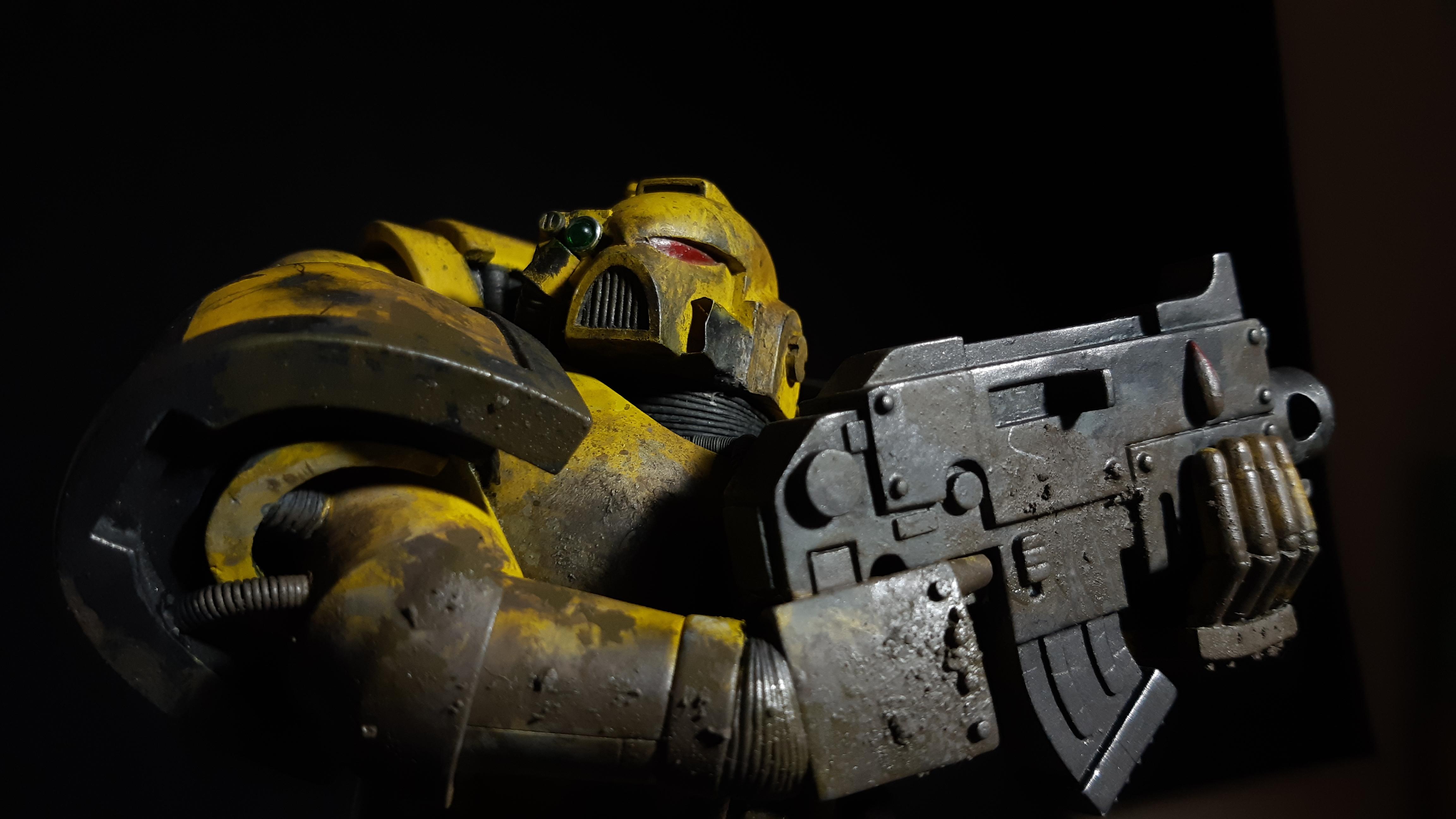Imperial Fists, Scratch Build, Space Marines, Warhammer 40,000