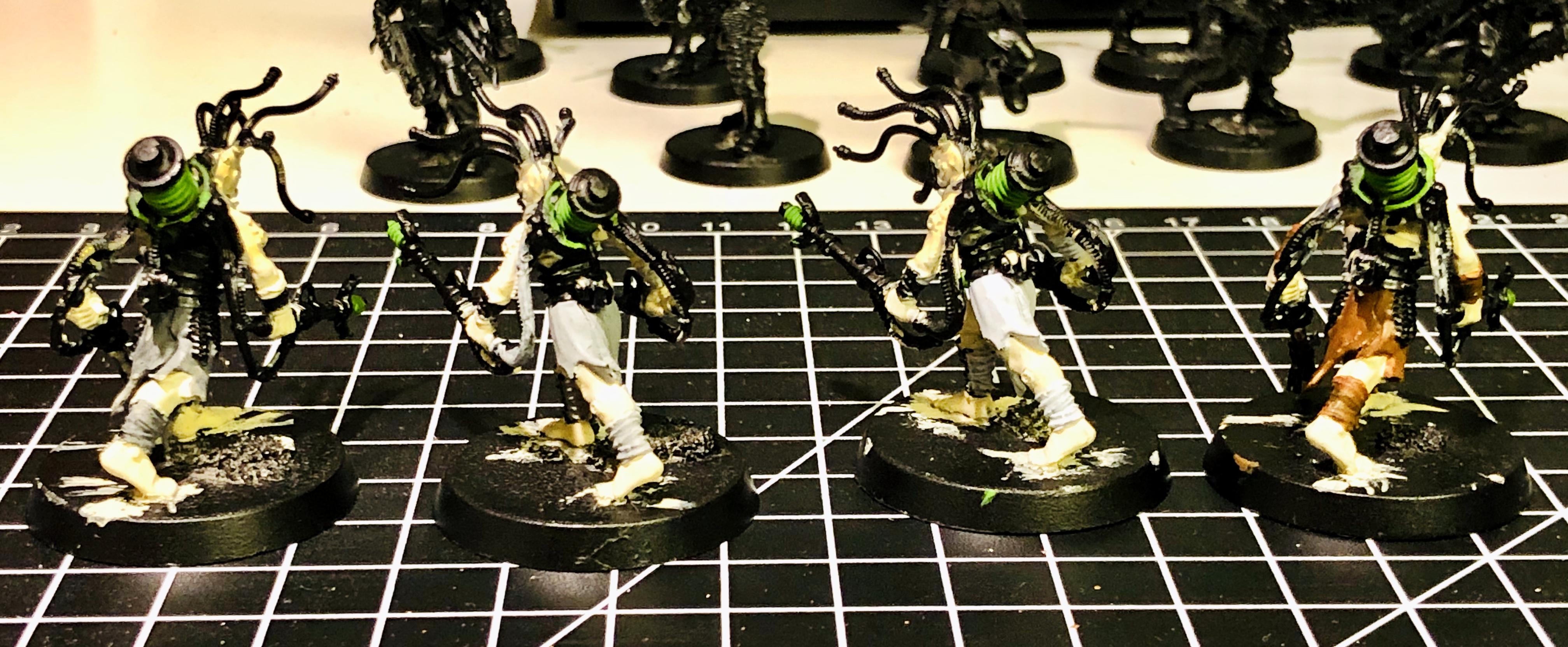 Baddies, Blackstone Fortress, Negavolt Cultists, Warhammer 40,000, Warhammer Quest, Work In Progress