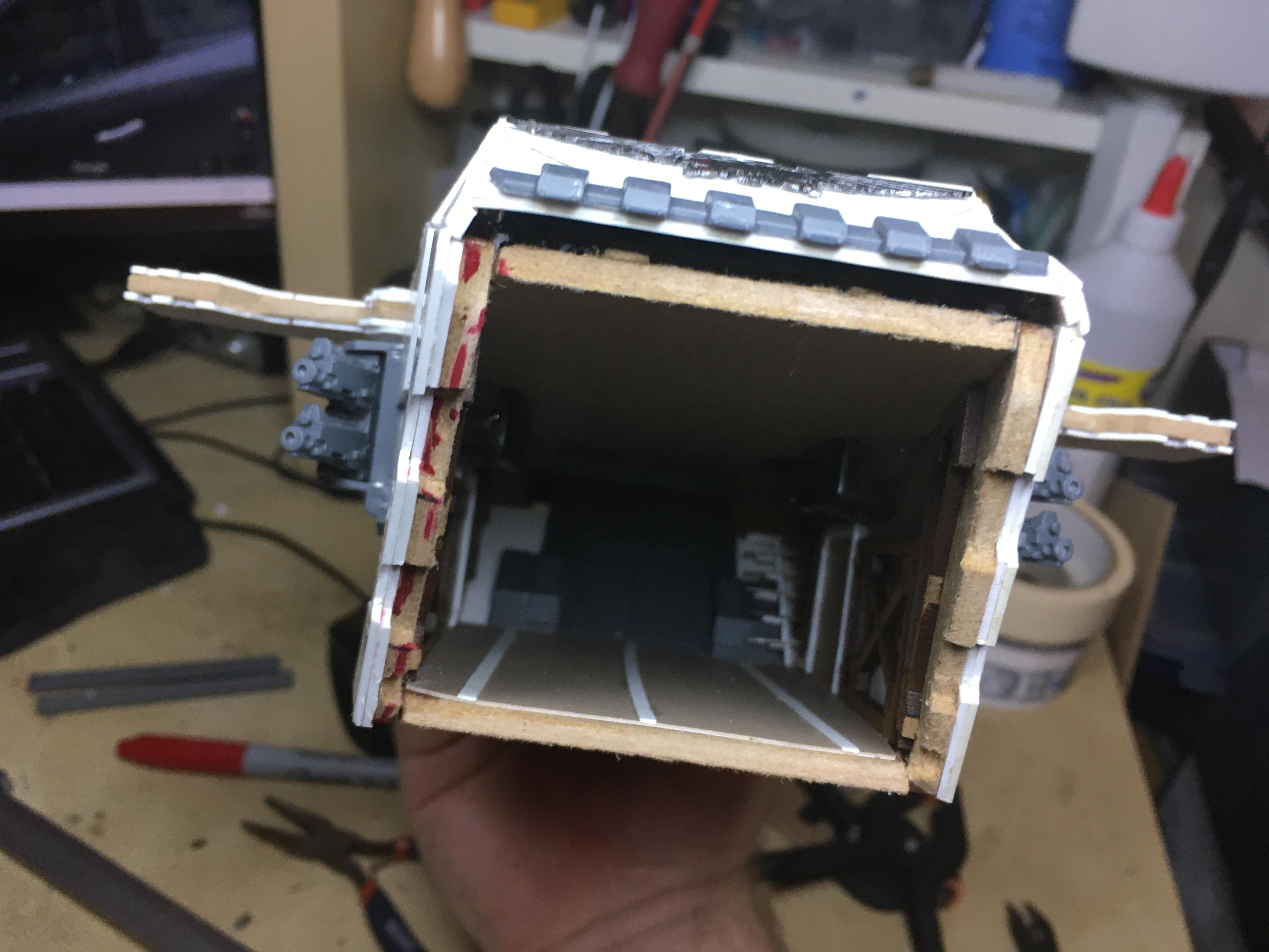 Scratch Build, Space Marines, Thunderhawk Gunship, Warhammer 40,000, Work In Progress