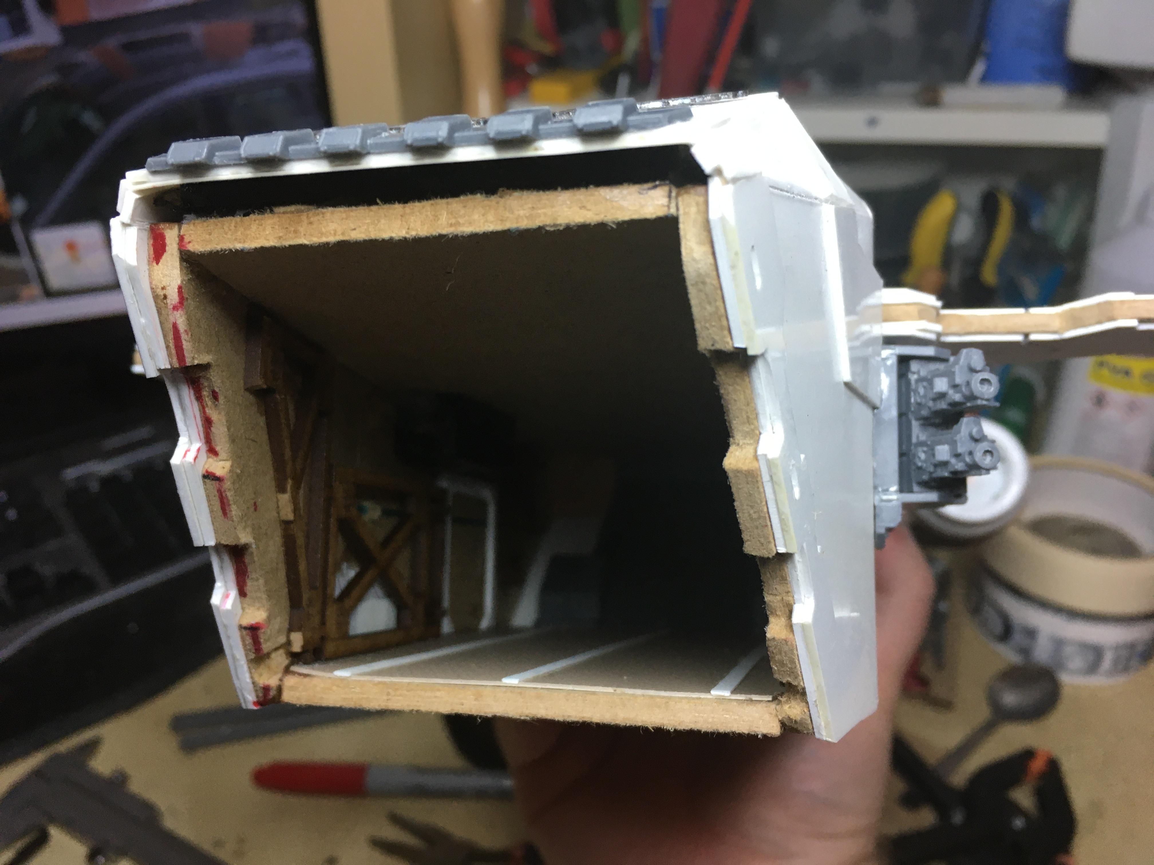 Scratch Build, Space Marines, Thunderhawk Gunship, Warhammer 40,000, Work In Progress