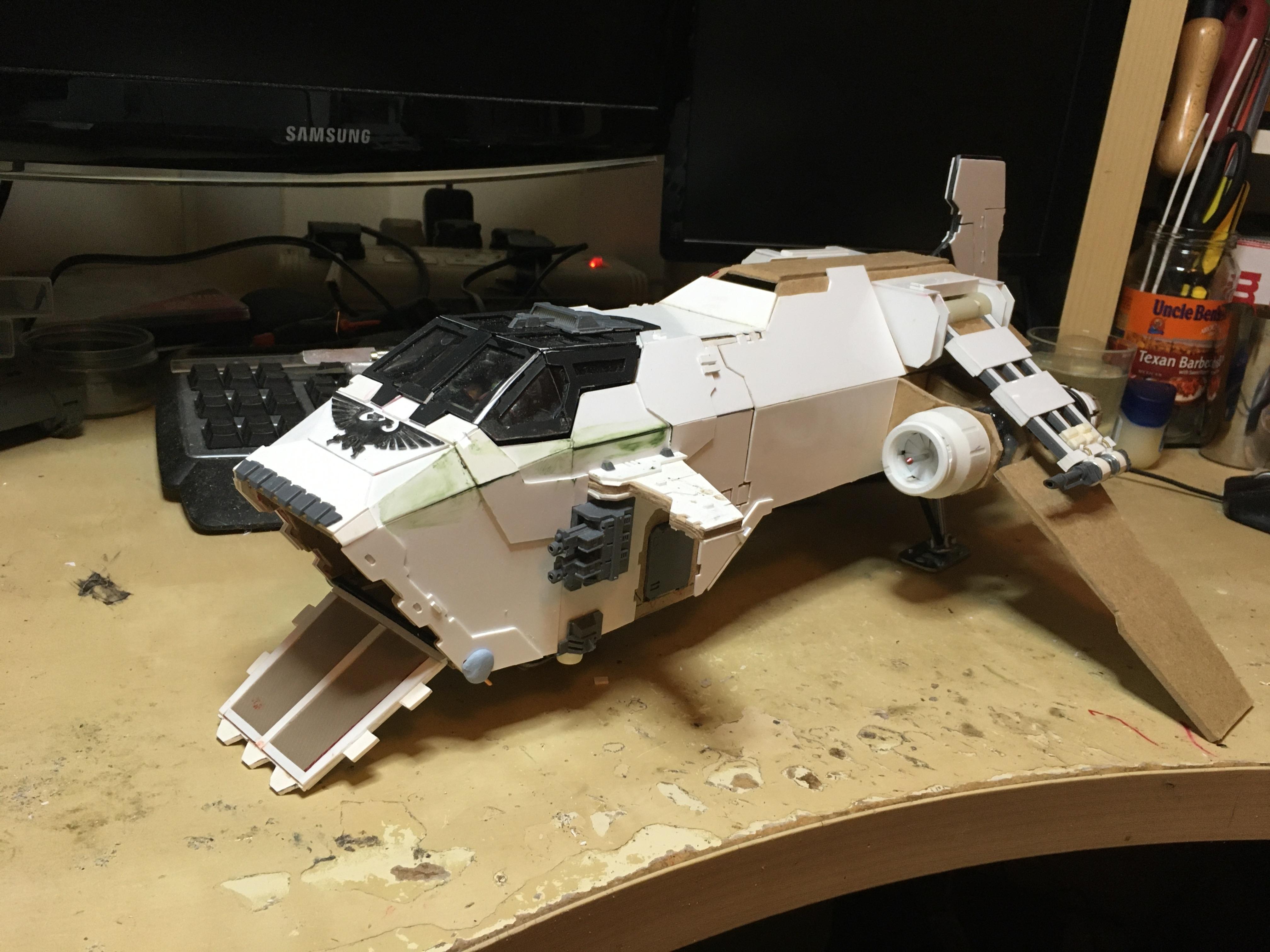 warhammer 40000 space marines thunderhawk gunship miniature warhammer 40000 space marines thunderhawk gunship miniature