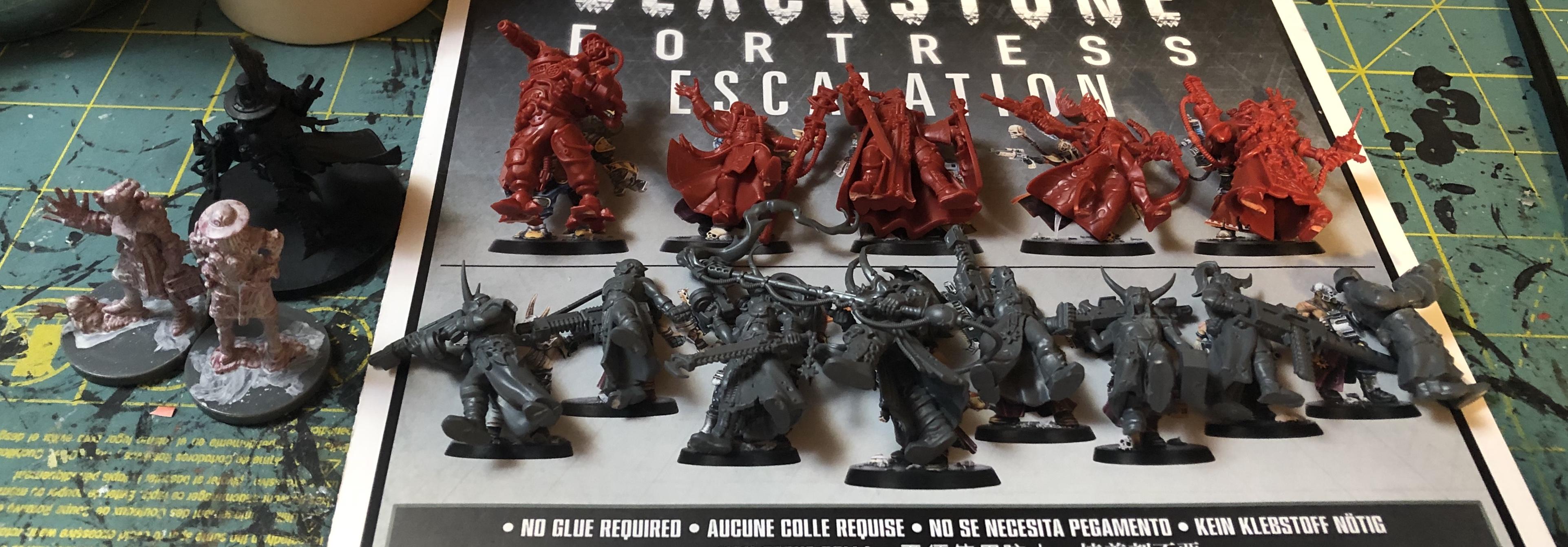 Blackstone Fortress, Chaos, Imperial, Warhammer 40,000, Work In Progress