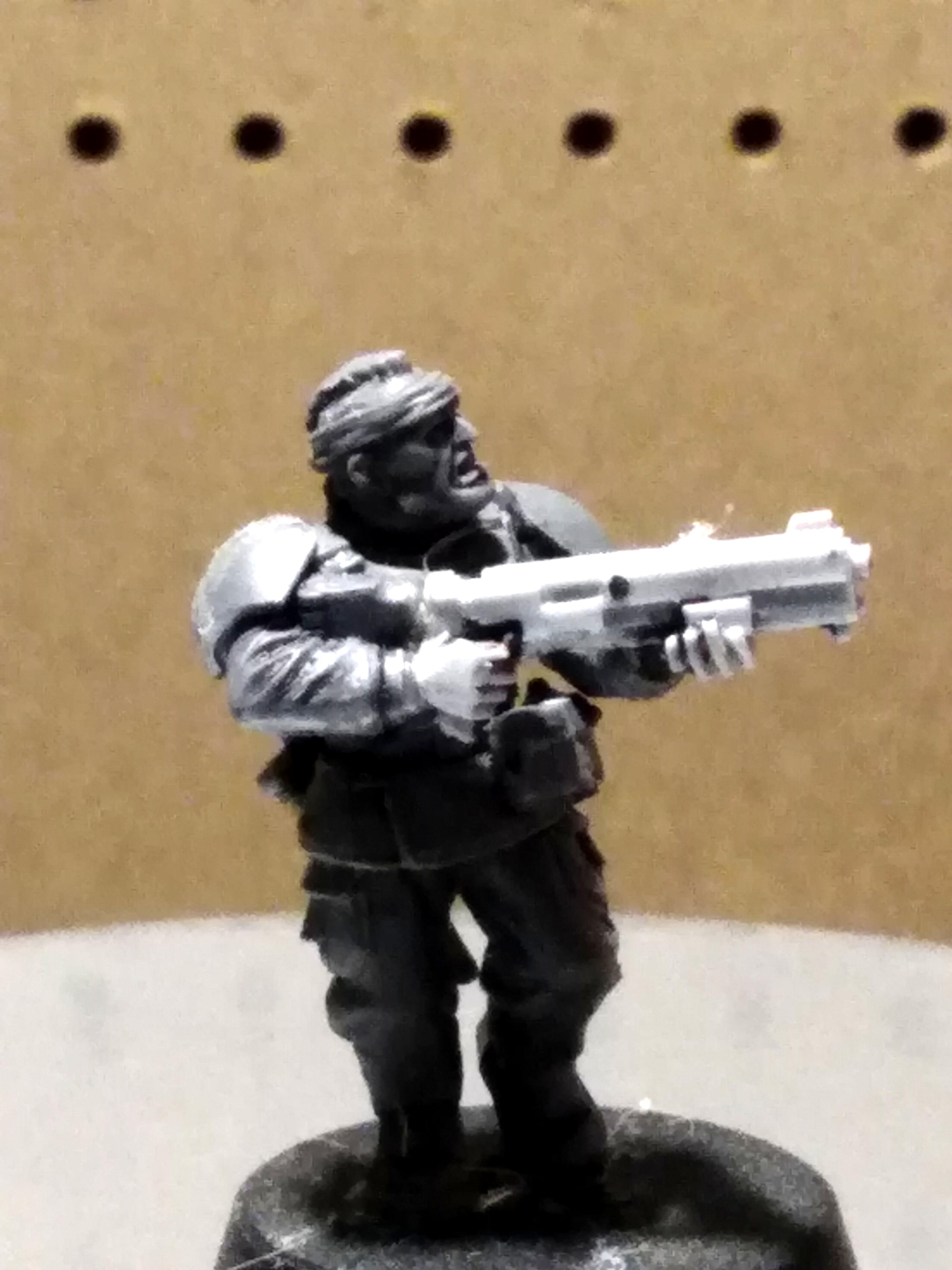 Guardsmen, Imperial Guard, Shotgun, Veteran