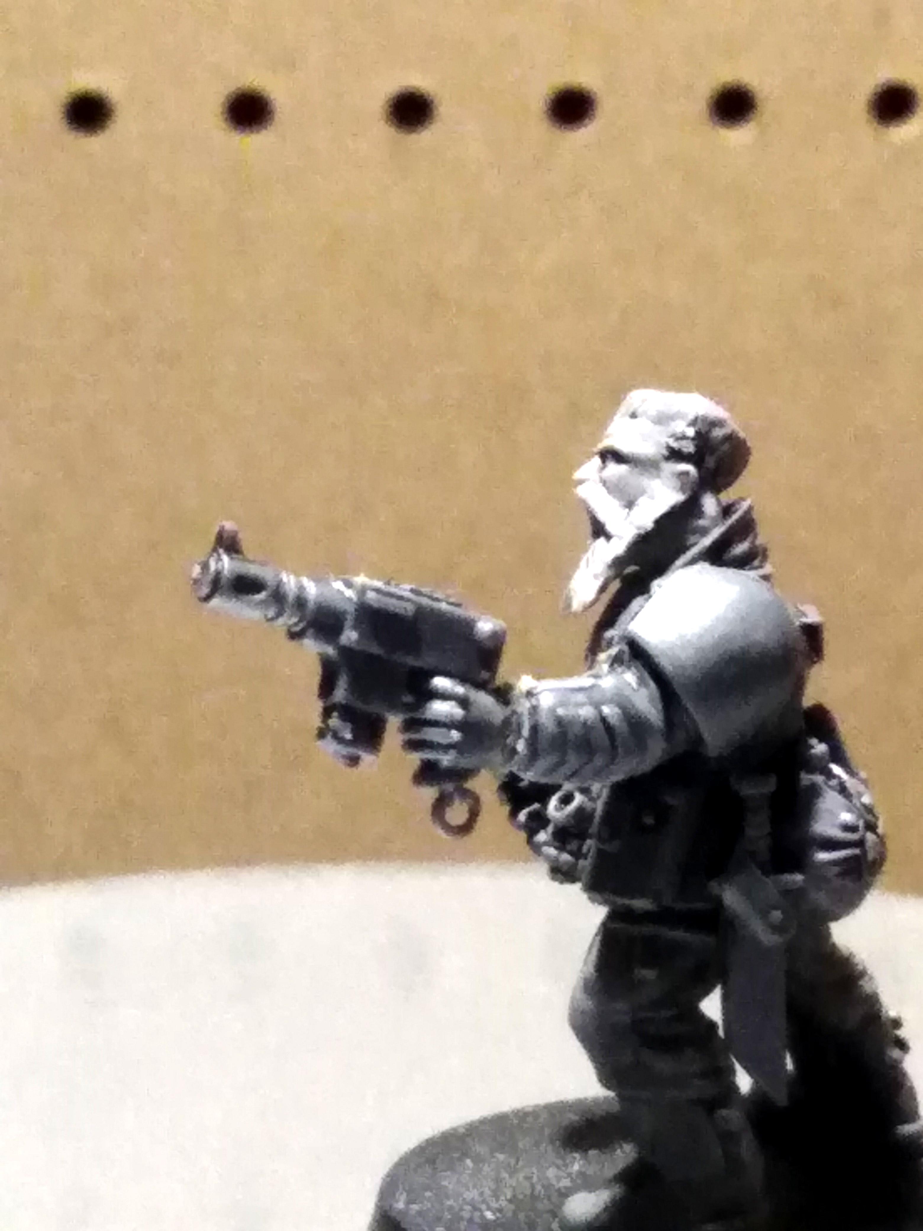 Autopistol, Bread, Guardsmen, Imperial Guard, Power Fist, Sergeant