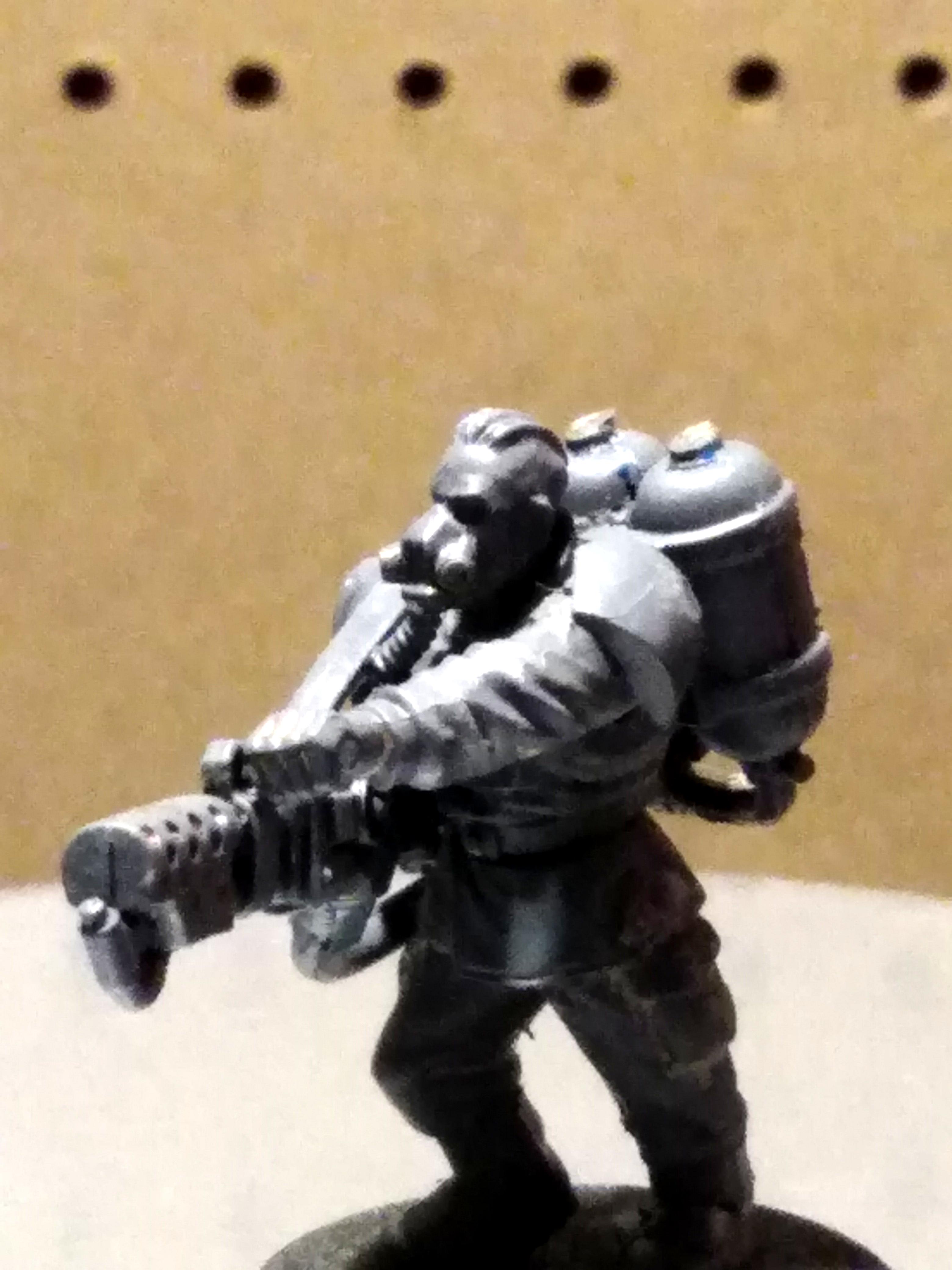 Flamer, Guardsmen, Imperial Guard, Respirator
