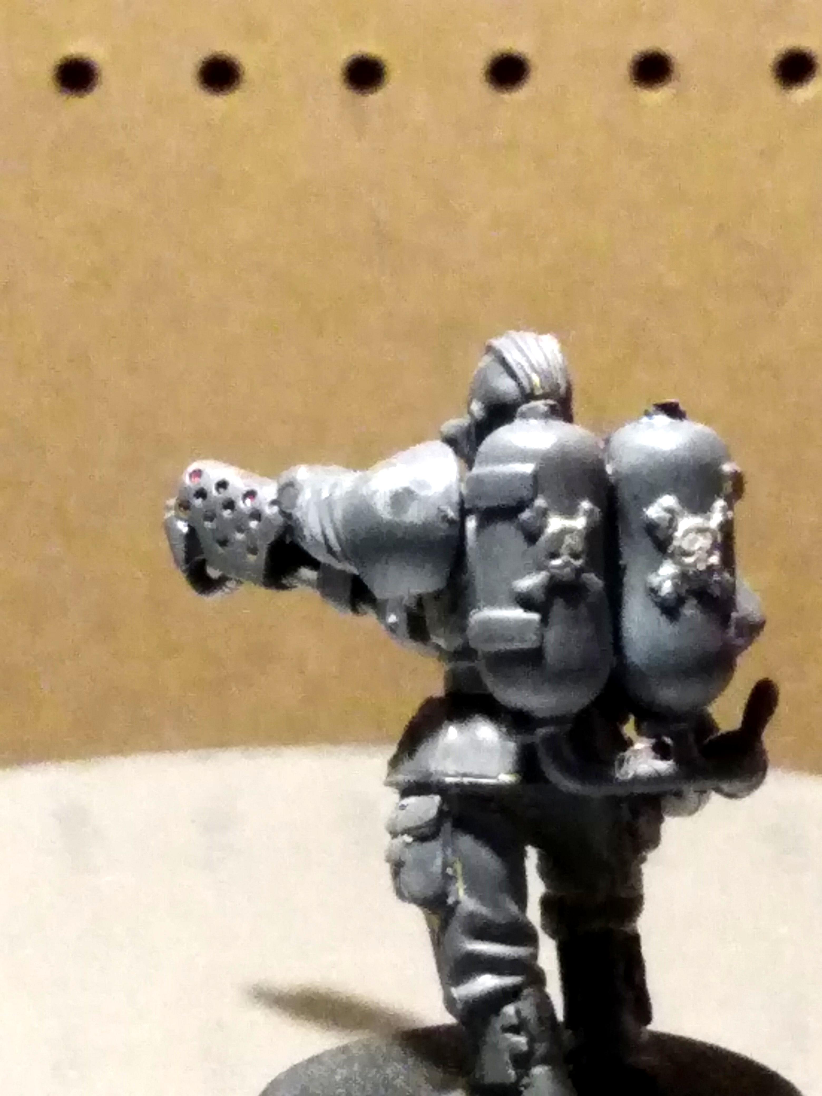Flamer, Guardsmen, Imperial Guard, Respirator
